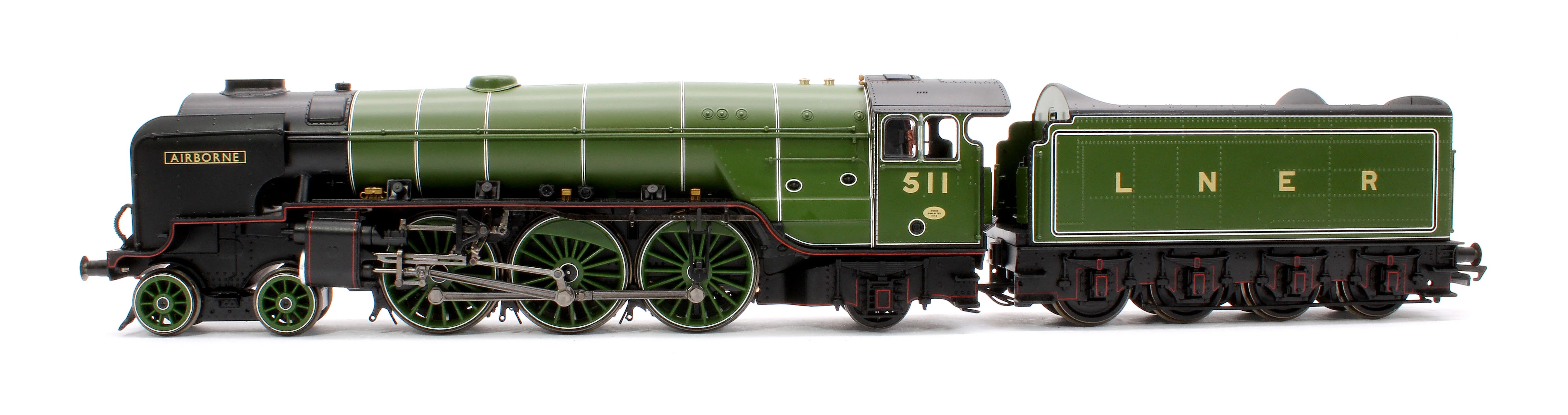 R3974 LNER Thompson Class A2/3 4-6-2 LNER Apple Green 'Airborne' 511 Steam Locomotive - Image 5