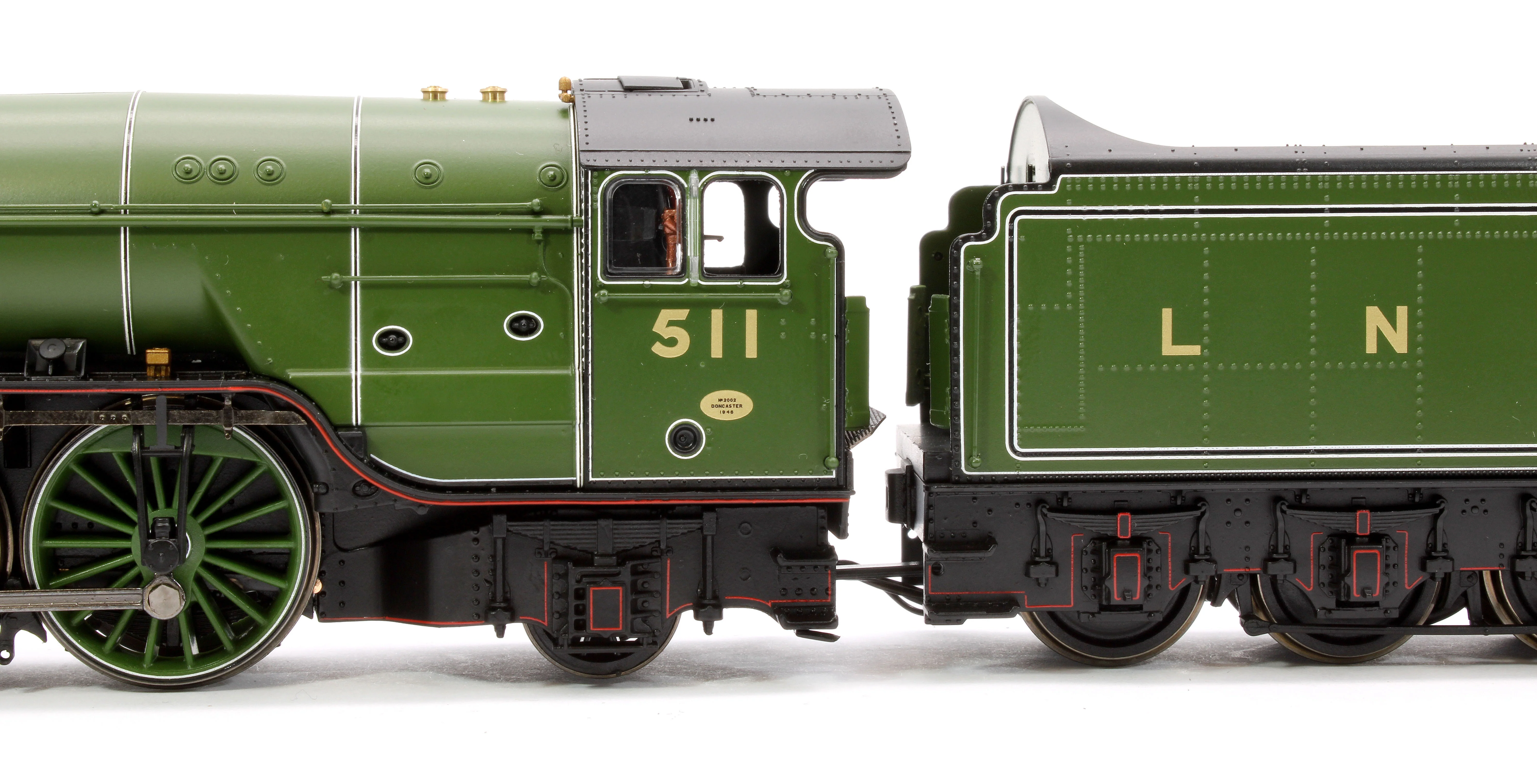 R3974 LNER Thompson Class A2/3 4-6-2 LNER Apple Green 'Airborne' 511 Steam Locomotive - Image 8