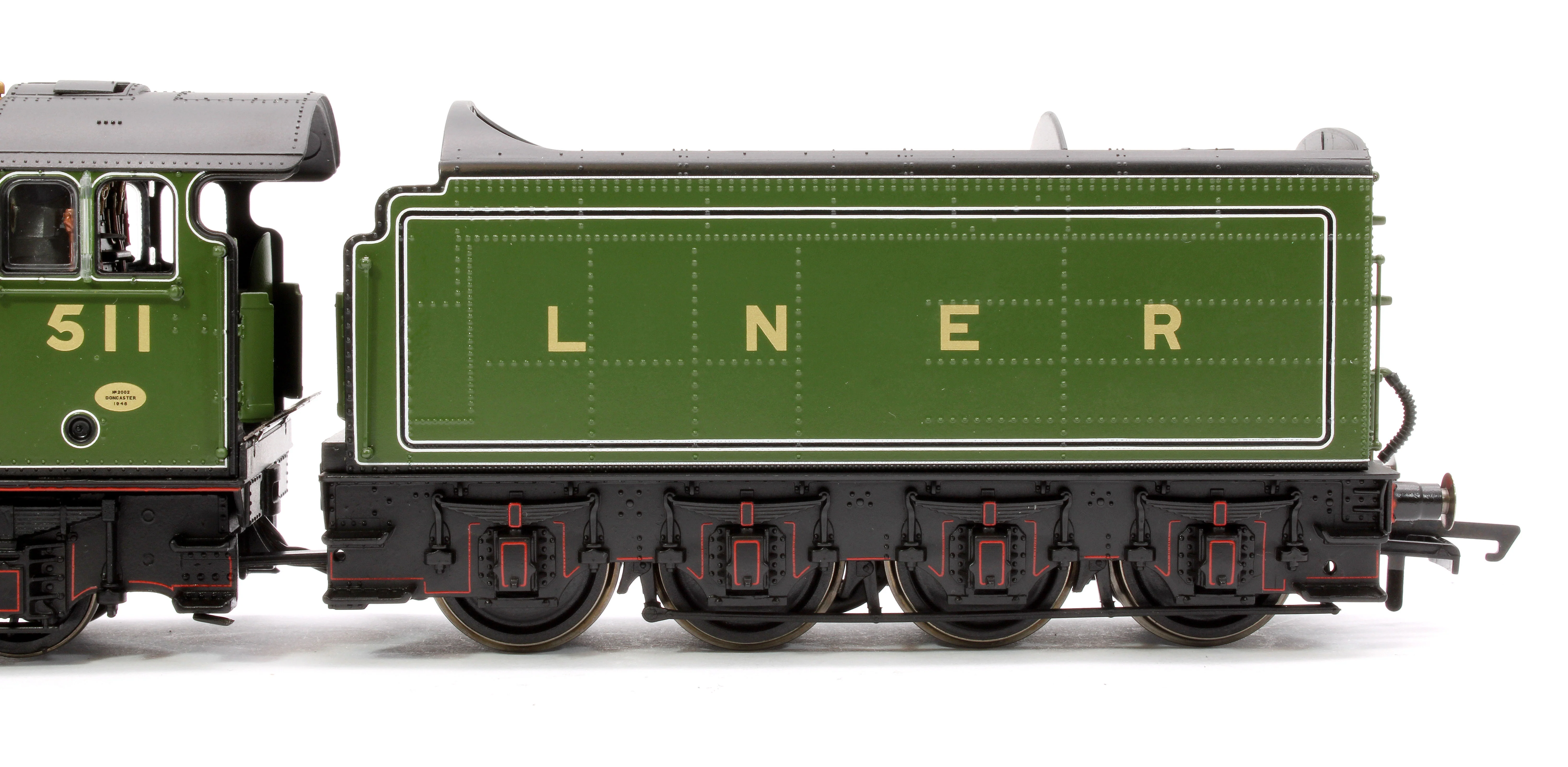 R3974 LNER Thompson Class A2/3 4-6-2 LNER Apple Green 'Airborne' 511 Steam Locomotive - Image 9