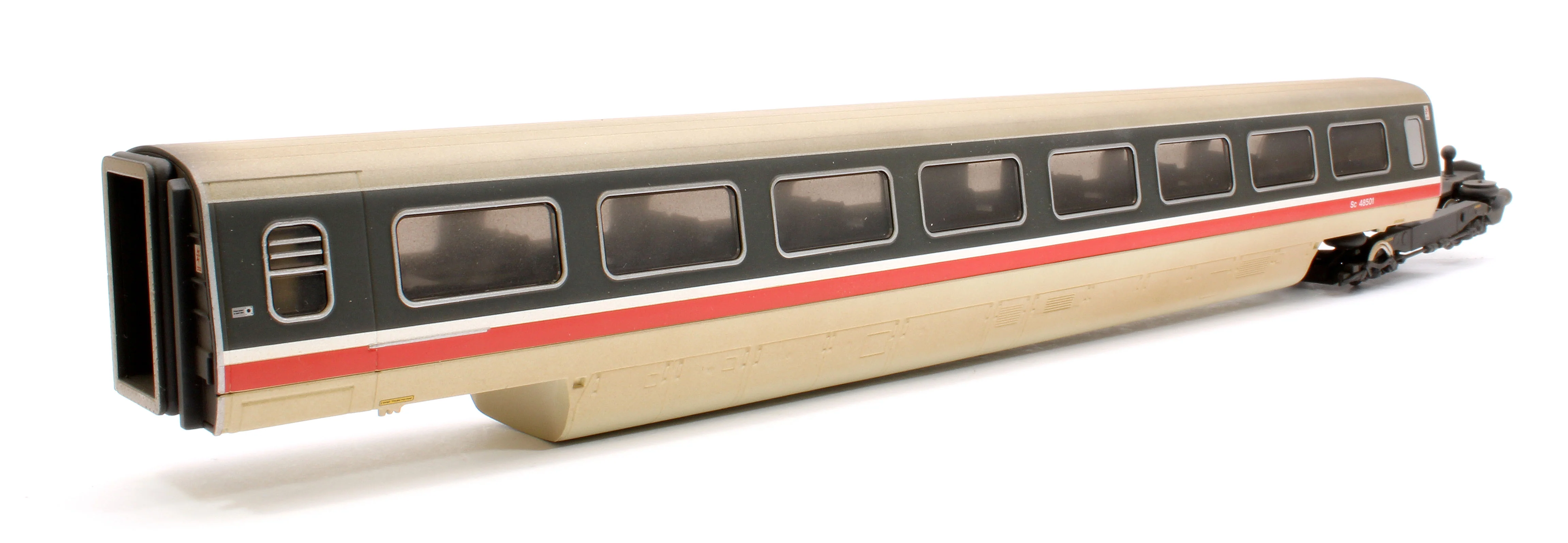 R40212-RW Pre-Owned Class 370 Advanced Passenger BR '48501 & 48502' Train 2-car TF Coach Pack - Weathered - Image 3