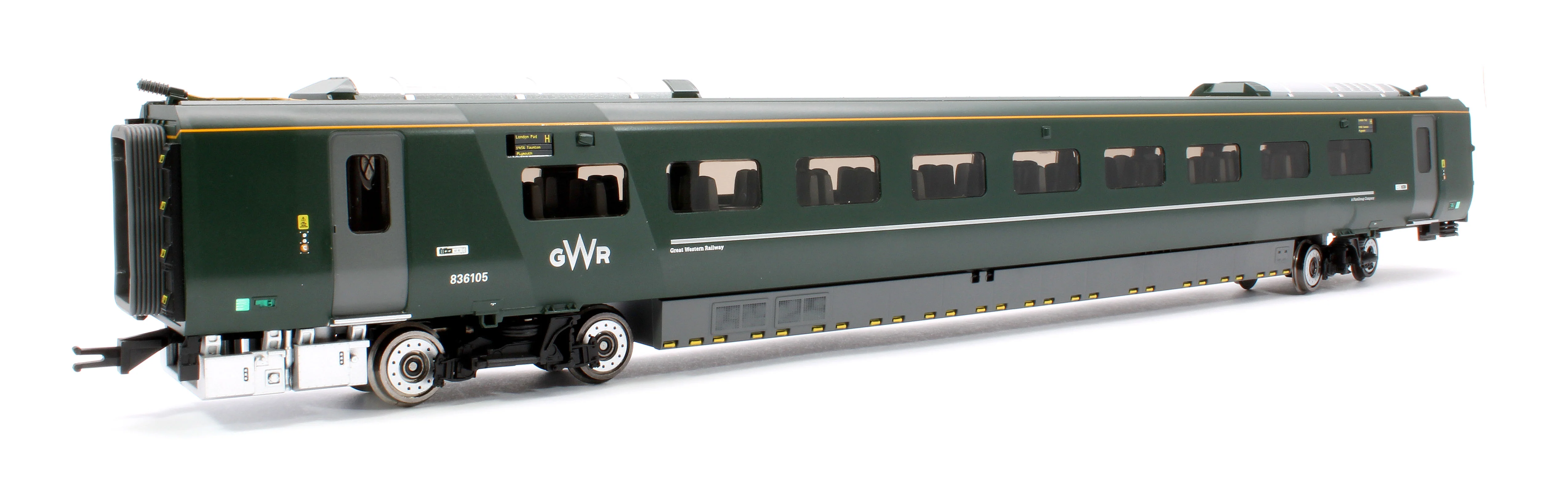 R40351 Class 802/1 GWR Coach 4 Pack 837101, 836101, 834101 & 833101 - Image 10