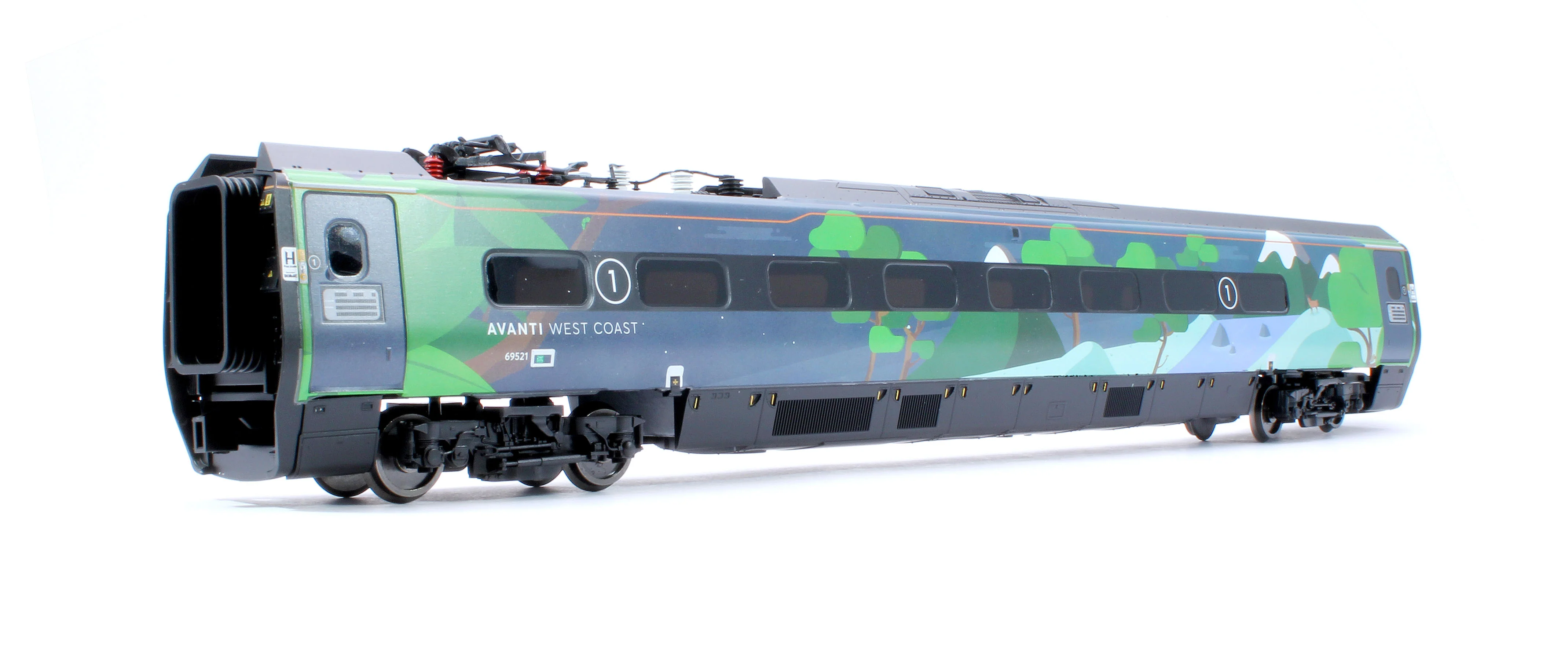 R40451 Avanti West Coast Class 390 Climate change Livery Coach Pack 1 69421 + 65321 - Image 4