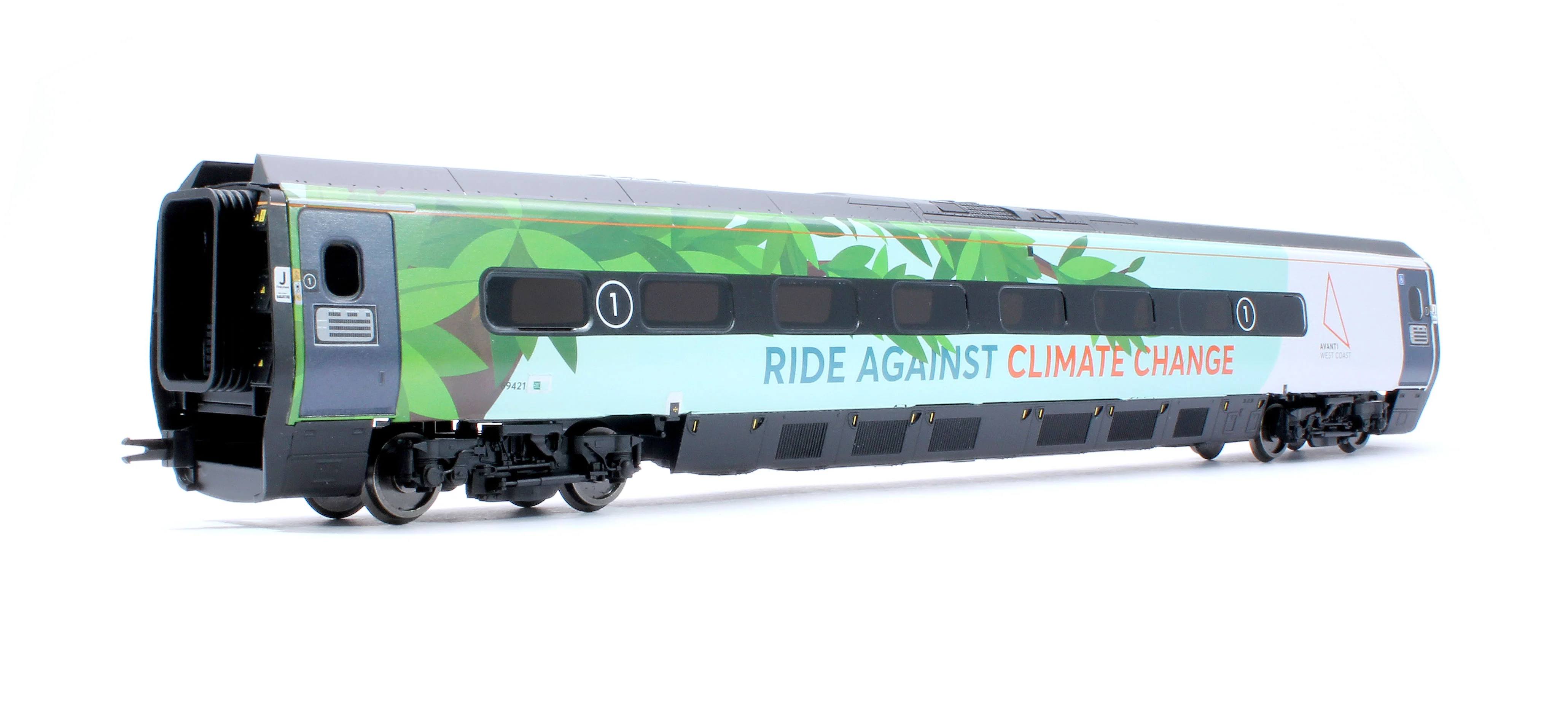 R40451 Avanti West Coast Class 390 Climate change Livery Coach Pack 1 69421 + 65321 - Image 9