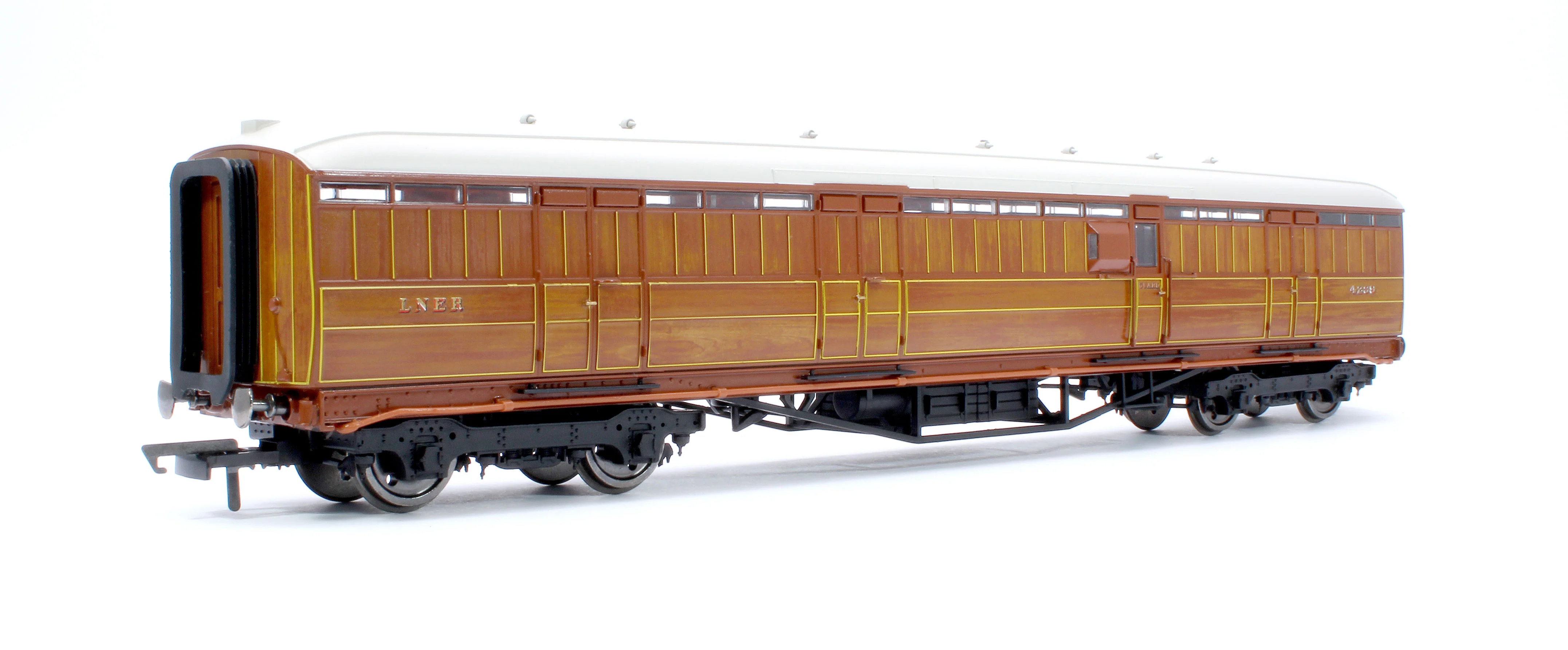R40456 LNER Gresley Corridor Teak Coaches Passenger Brake No.4239 - Image 3