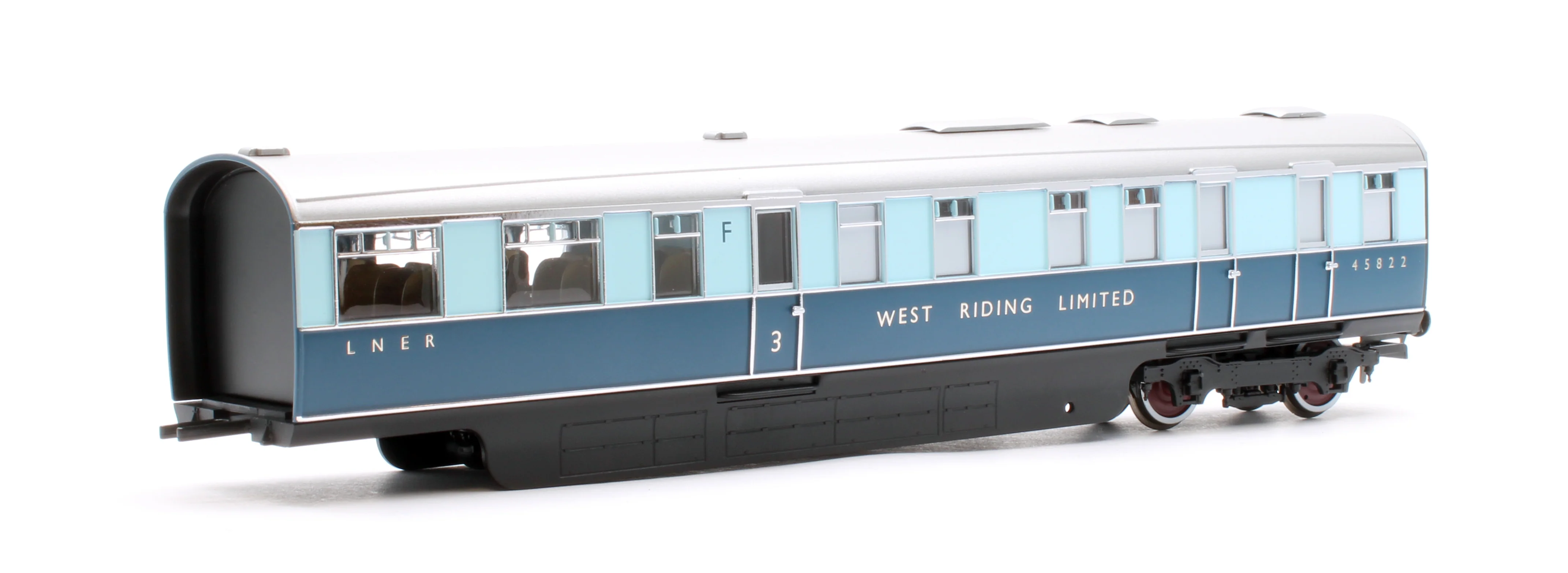 R40479 LNER West Riding Limited Open Third & Kitchen Third Articulated Coach Pack - Image 3