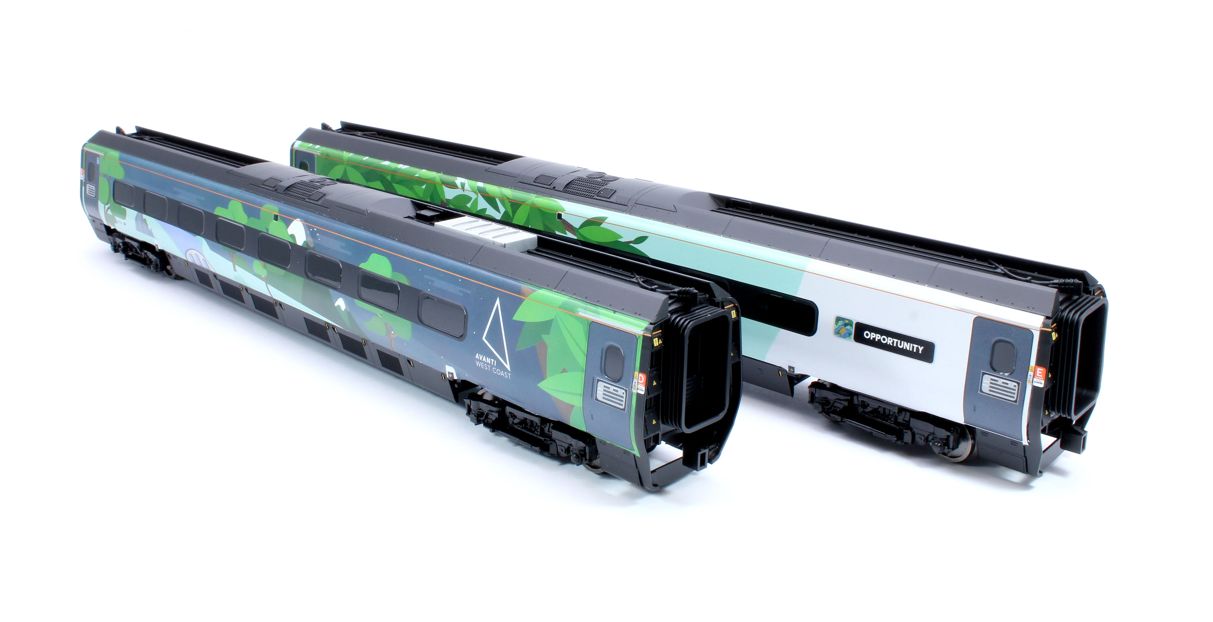 R40482 Avanti West Coast Class 390 Climate Change Livery Coach Pack 2 68921 + 68821 - Image 2