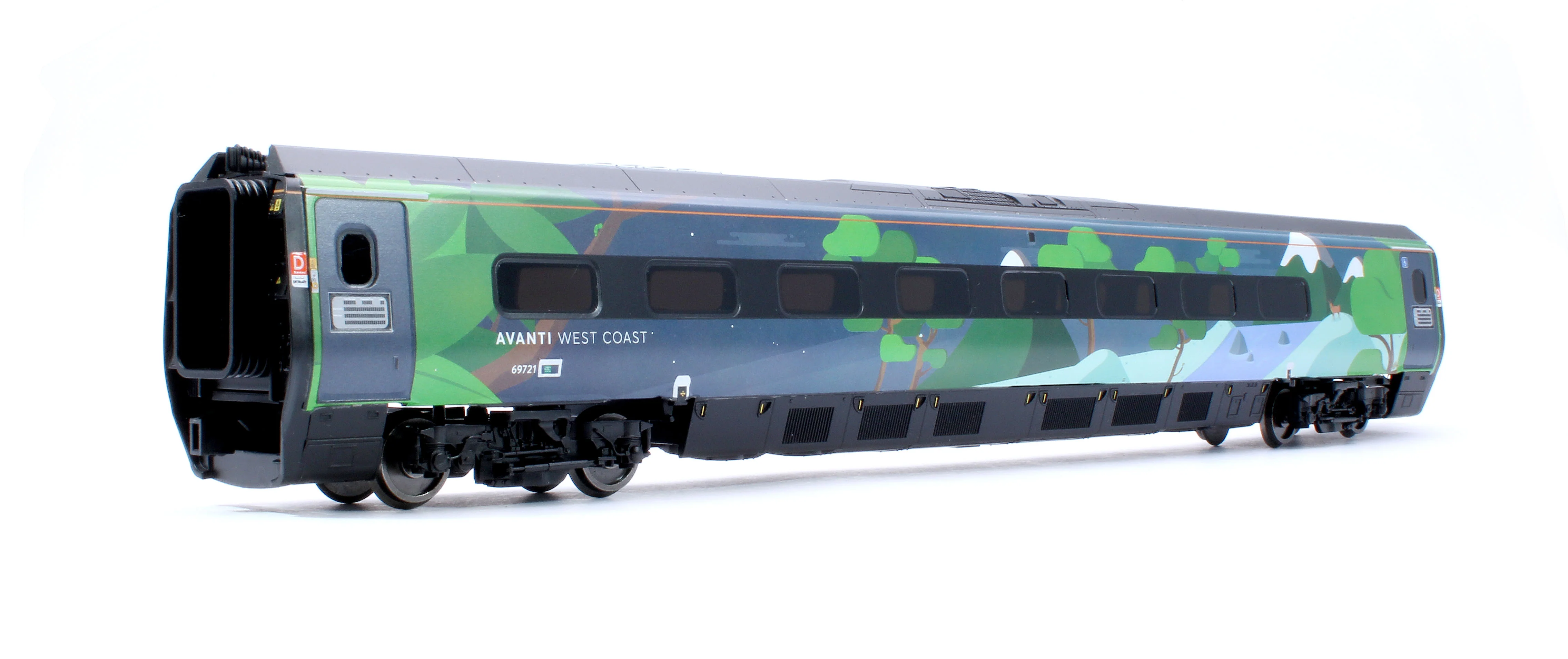 R40482 Avanti West Coast Class 390 Climate Change Livery Coach Pack 2 68921 + 68821 - Image 4