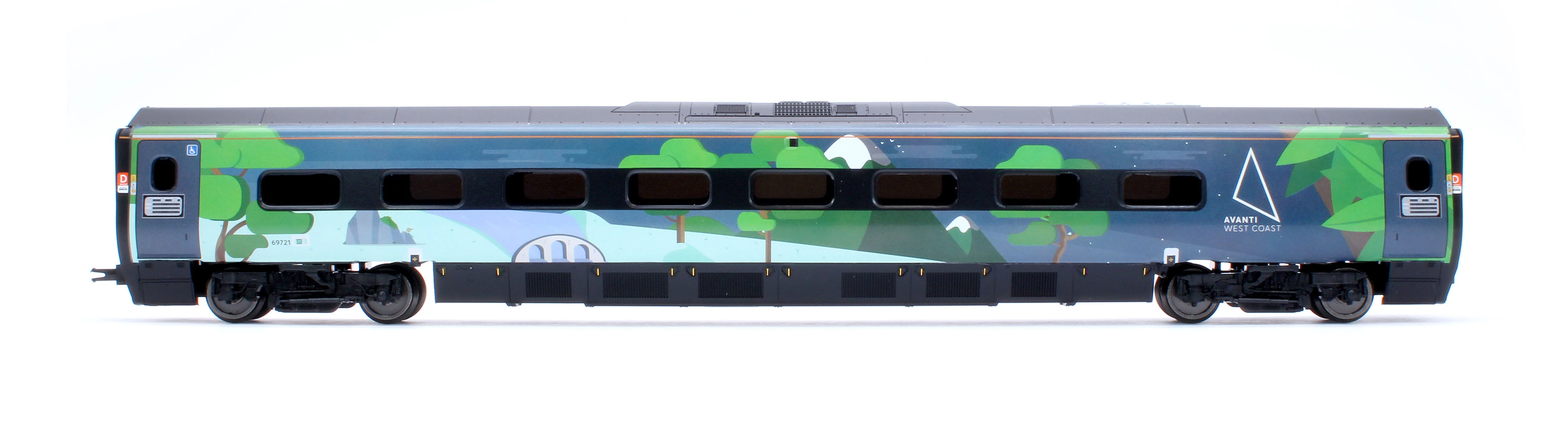 R40482 Avanti West Coast Class 390 Climate Change Livery Coach Pack 2 68921 + 68821 - Image 5