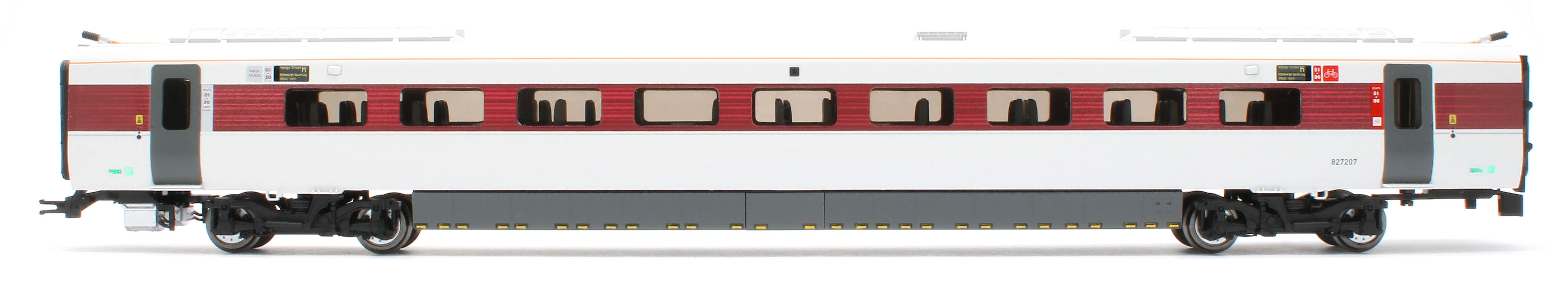 R40493 LNER Azuma Class 801/2 Railway 200 4 Car Coach Pack - Image 12