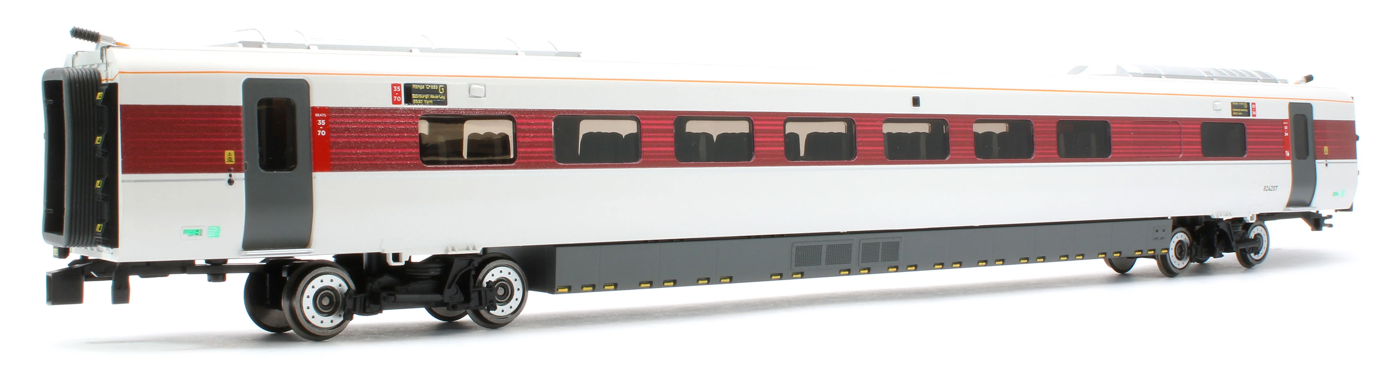 R40493 LNER Azuma Class 801/2 Railway 200 4 Car Coach Pack - Image 7