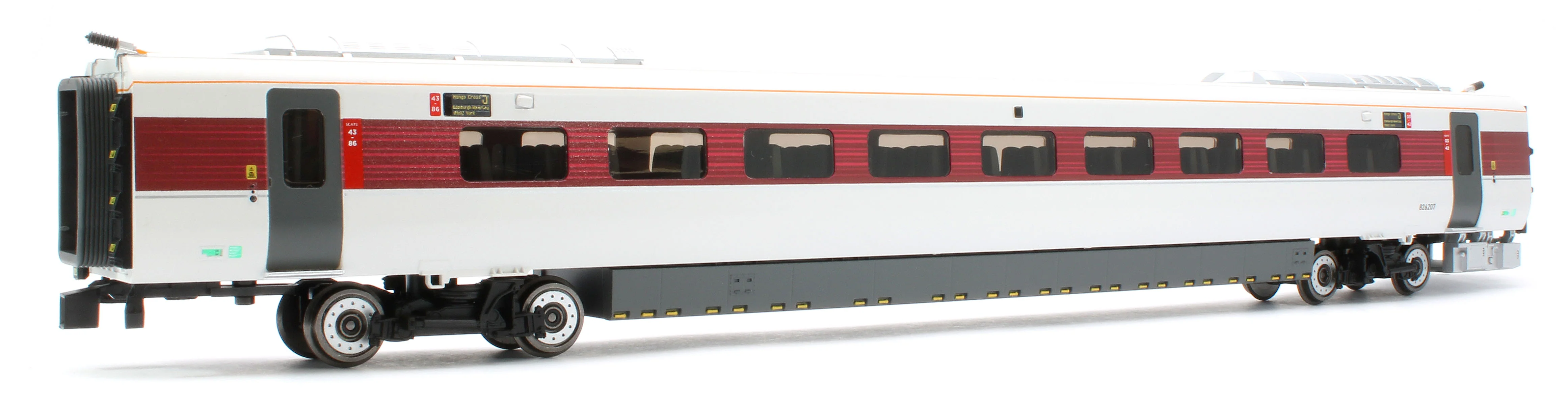 R40493 LNER Azuma Class 801/2 Railway 200 4 Car Coach Pack - Image 9