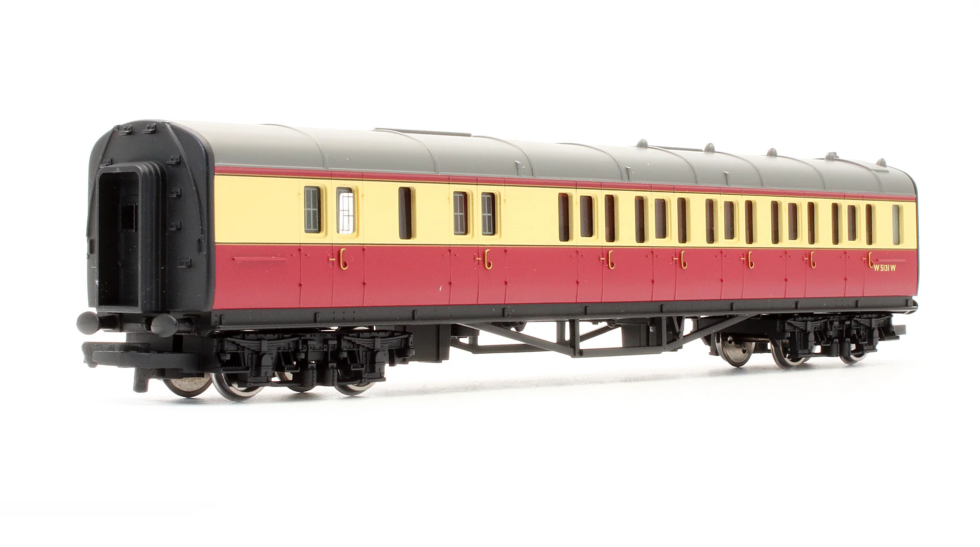 Pre-Owned BR (Ex-GWR) Crimson & Cream Brake Coach 'W 5131 W' - Image 2