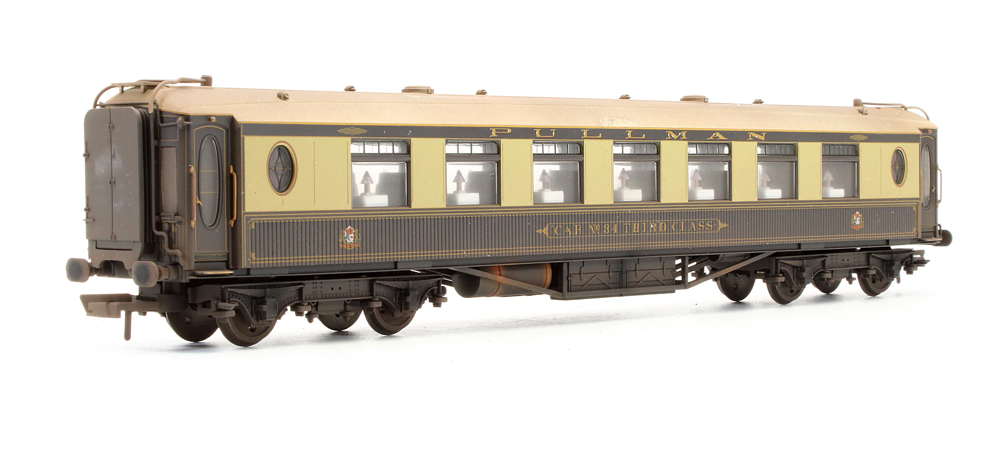 R4479 Pre-Owned 8 Wheel Pullman 3rd Class Parlour Car 'No 34' - Custom Weathered - Image 2