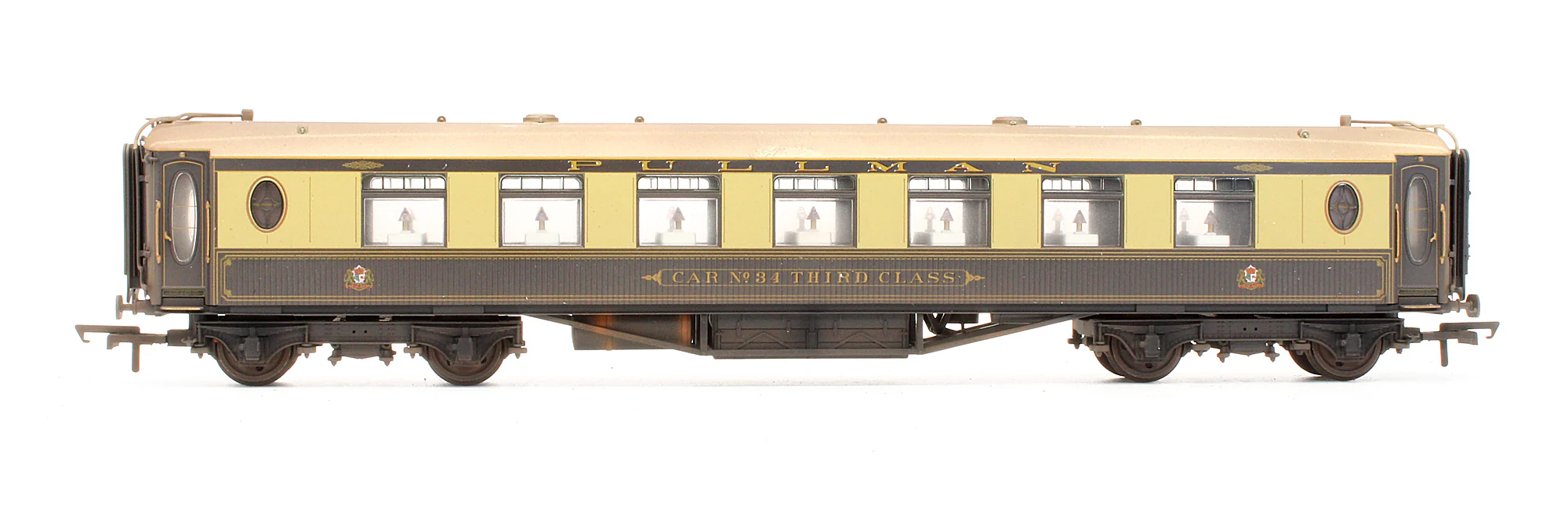 R4479 Pre-Owned 8 Wheel Pullman 3rd Class Parlour Car 'No 34' - Custom Weathered - Image 3