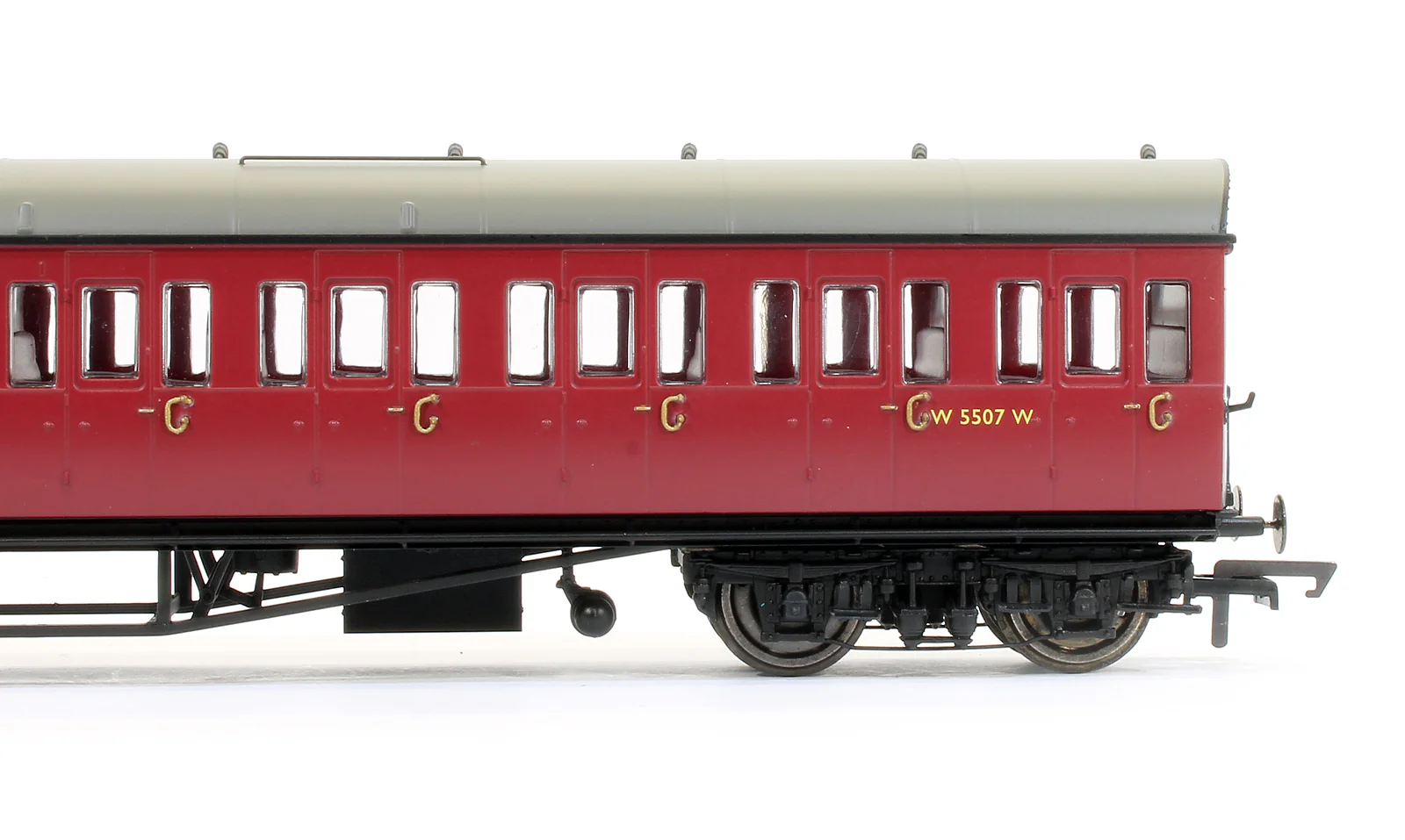 R4880 BR Crimson Collett Suburban Brake 3rd (LH) Coach 'W5507W' - Image 3