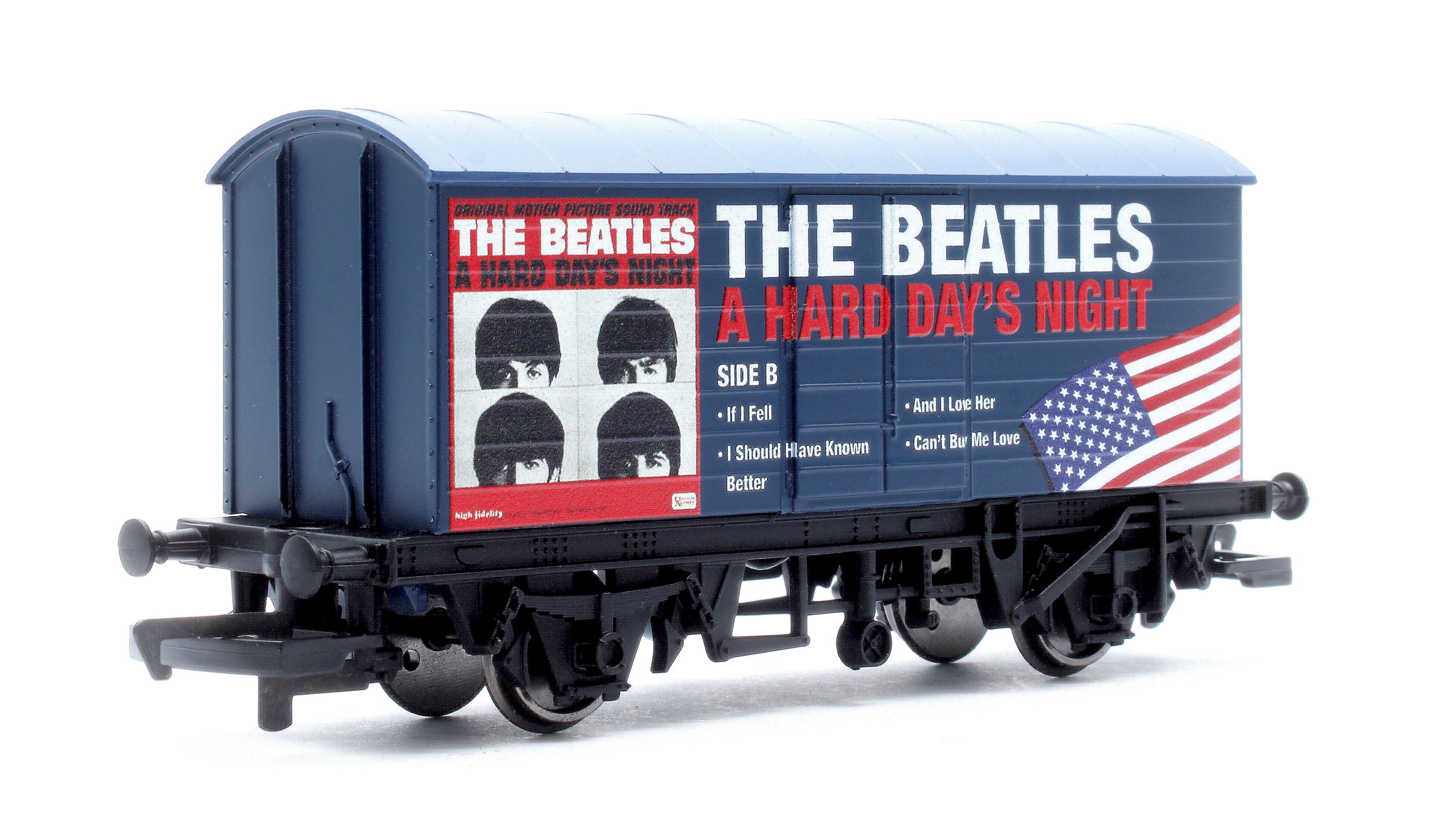 R60302 The Beatles 'Hard Days Night' US and UK Album Covers Wagon