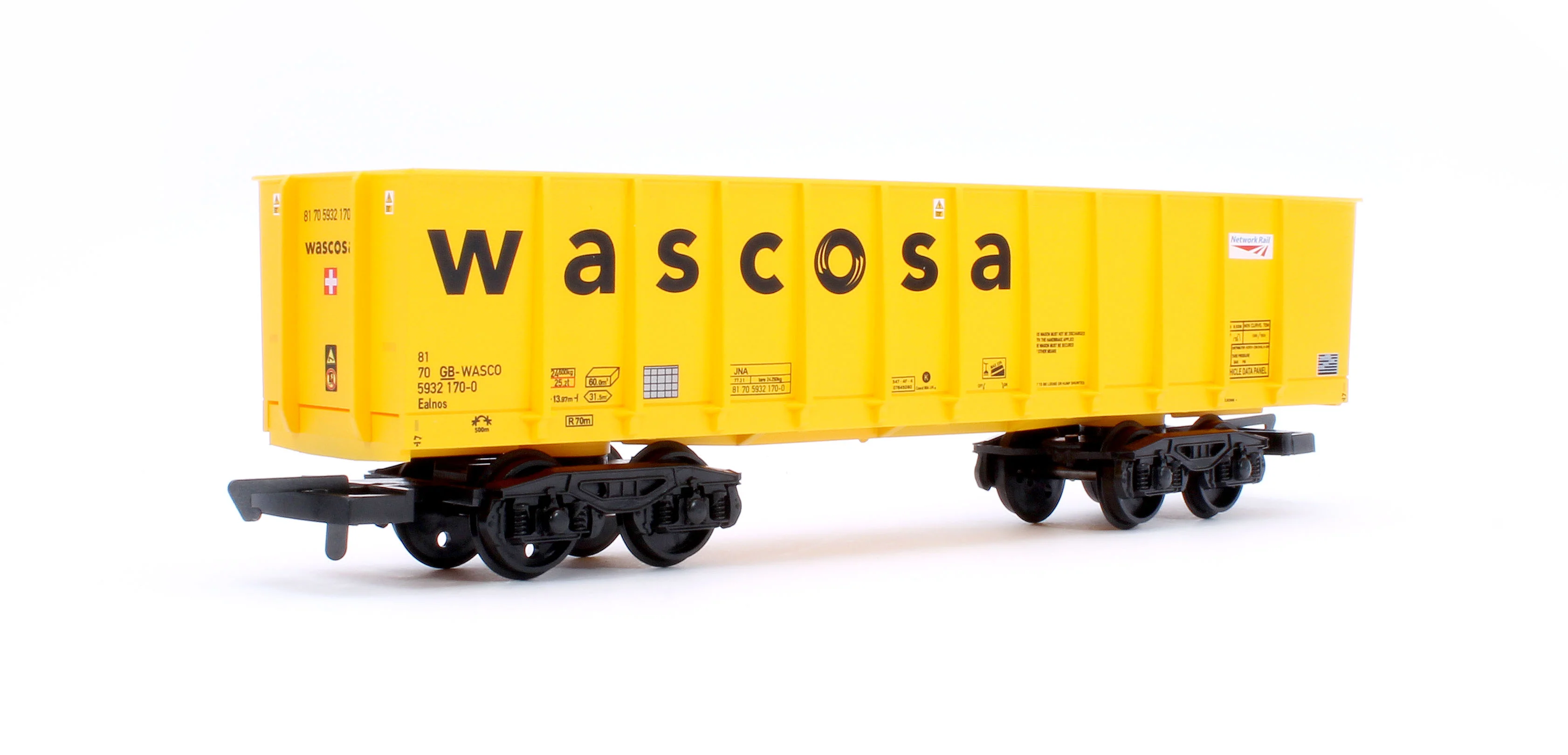 R60311 RailRoad Wascosa Bogie Tippler Wagon No.81 70 5932 170-0 - Image 3