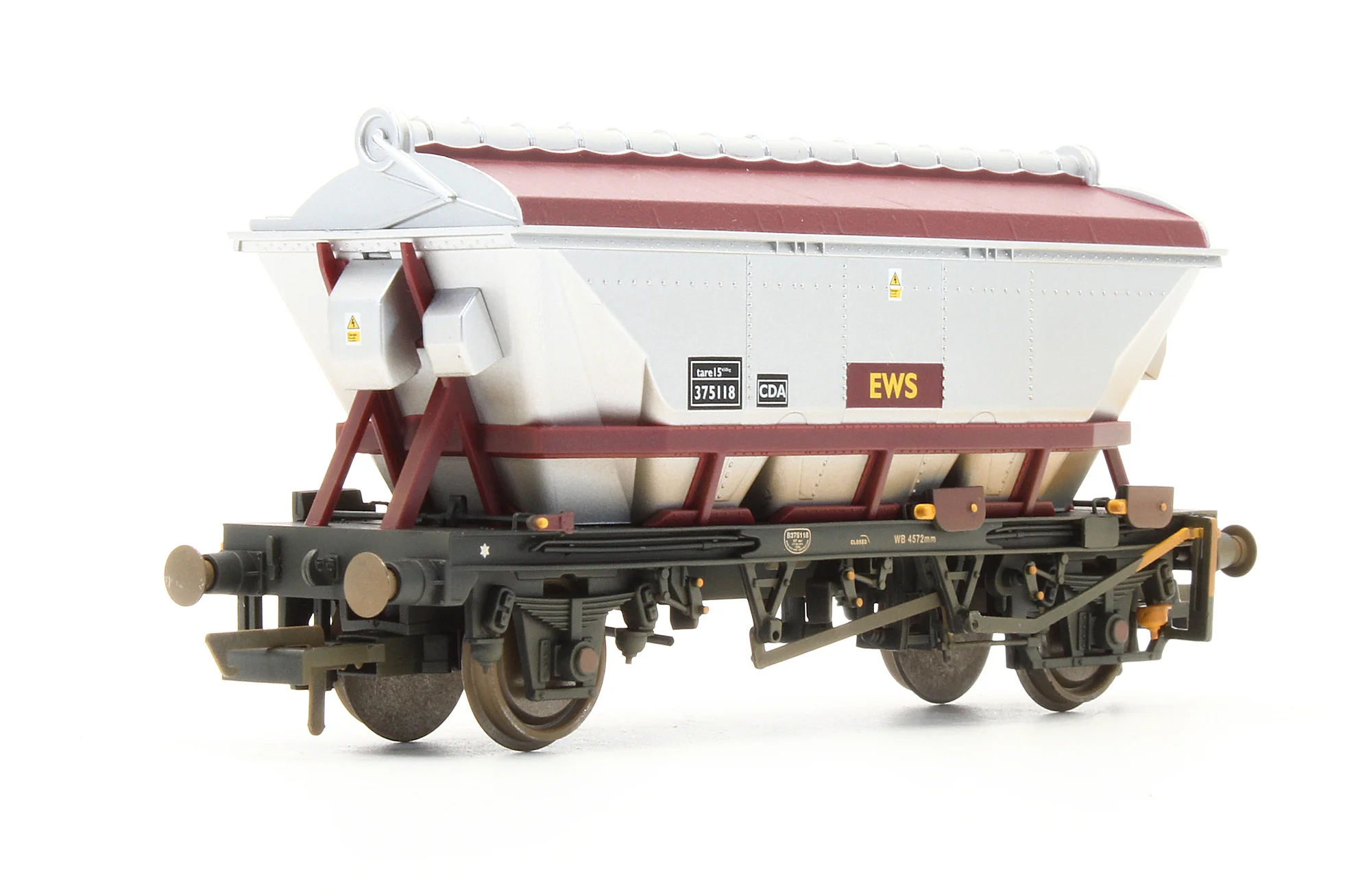 Pre-Owned R6387 EWS 2 Axle Hopper Wagon CDA No.375118 - Weathered Edition