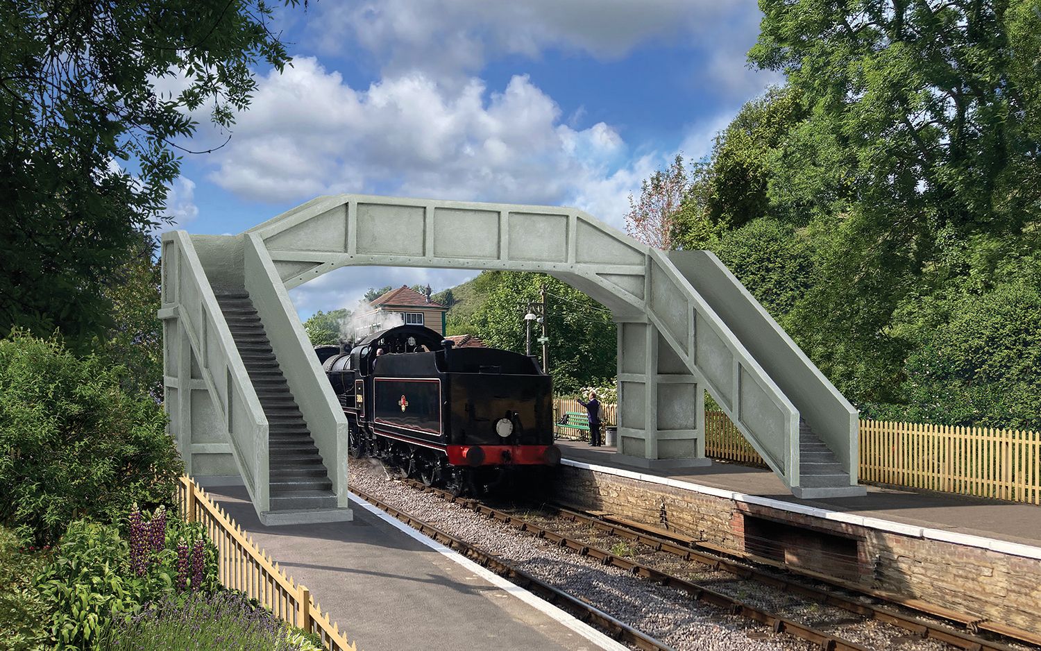 R7366 Skaledale South Eastern Railway Footbridge - Image 6
