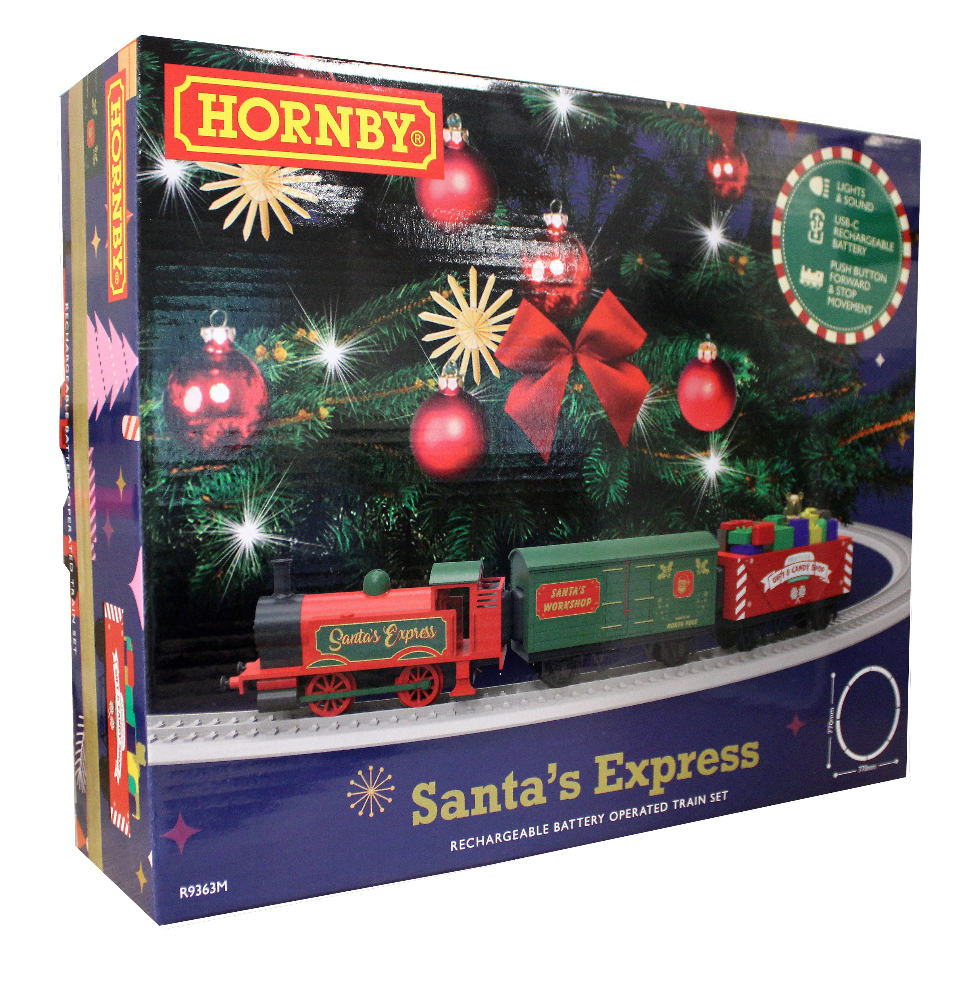 R9363M Santa’s Express Rechargeable Battery Operated Train Set - Image 7