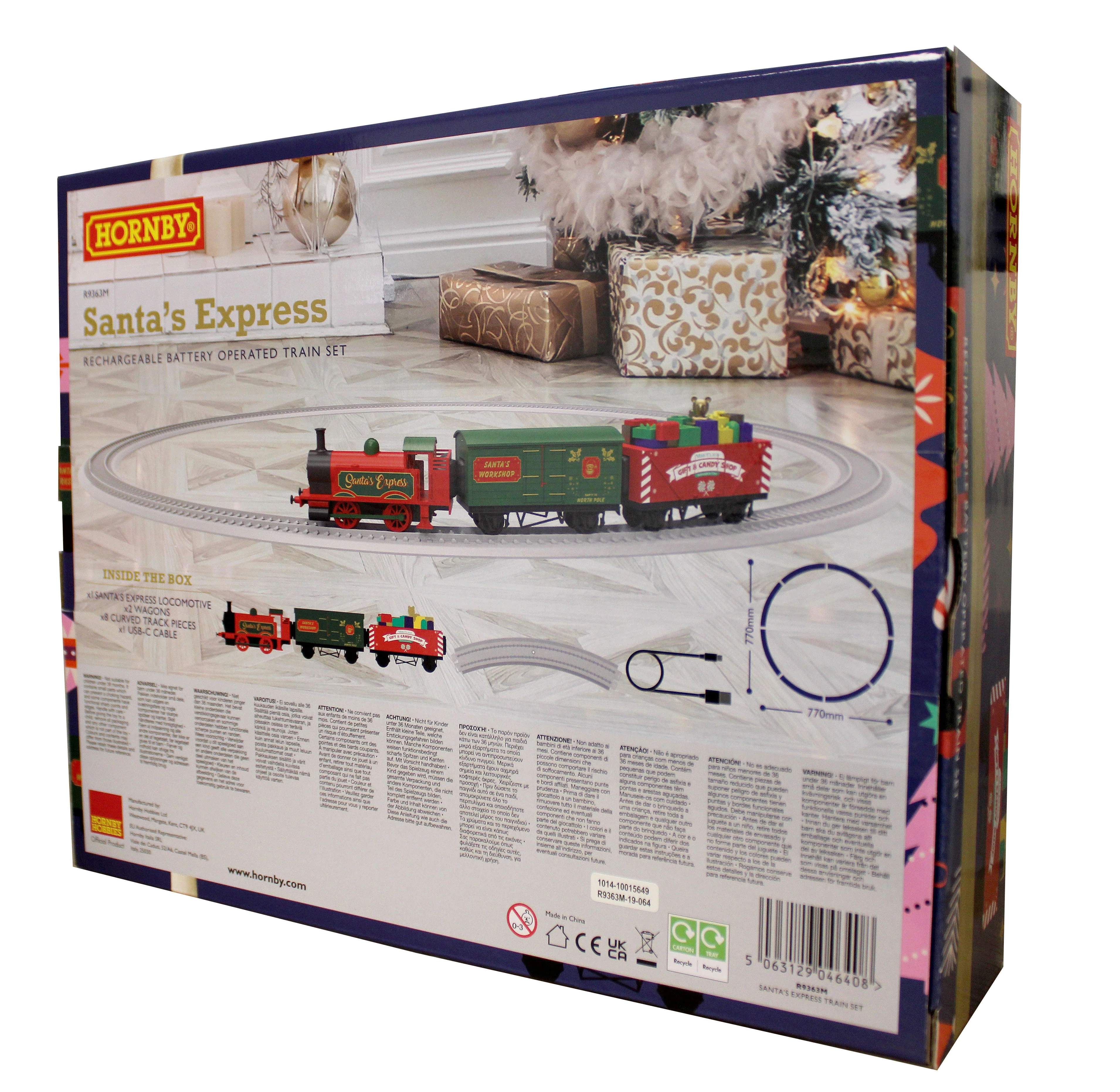 R9363M Santa’s Express Rechargeable Battery Operated Train Set - Image 8