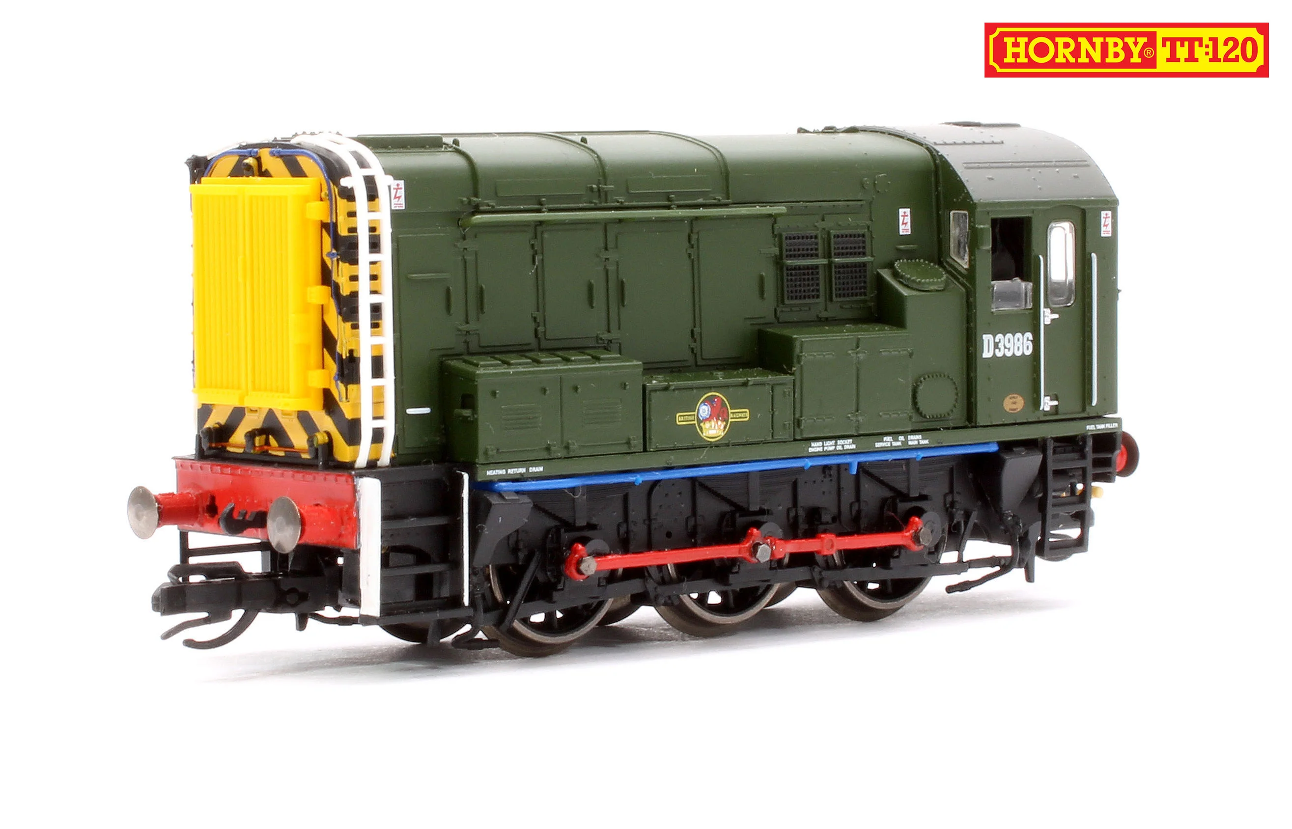 TT3028M Class 08 0-6-0 BR No.D3986 Diesel Locomotive