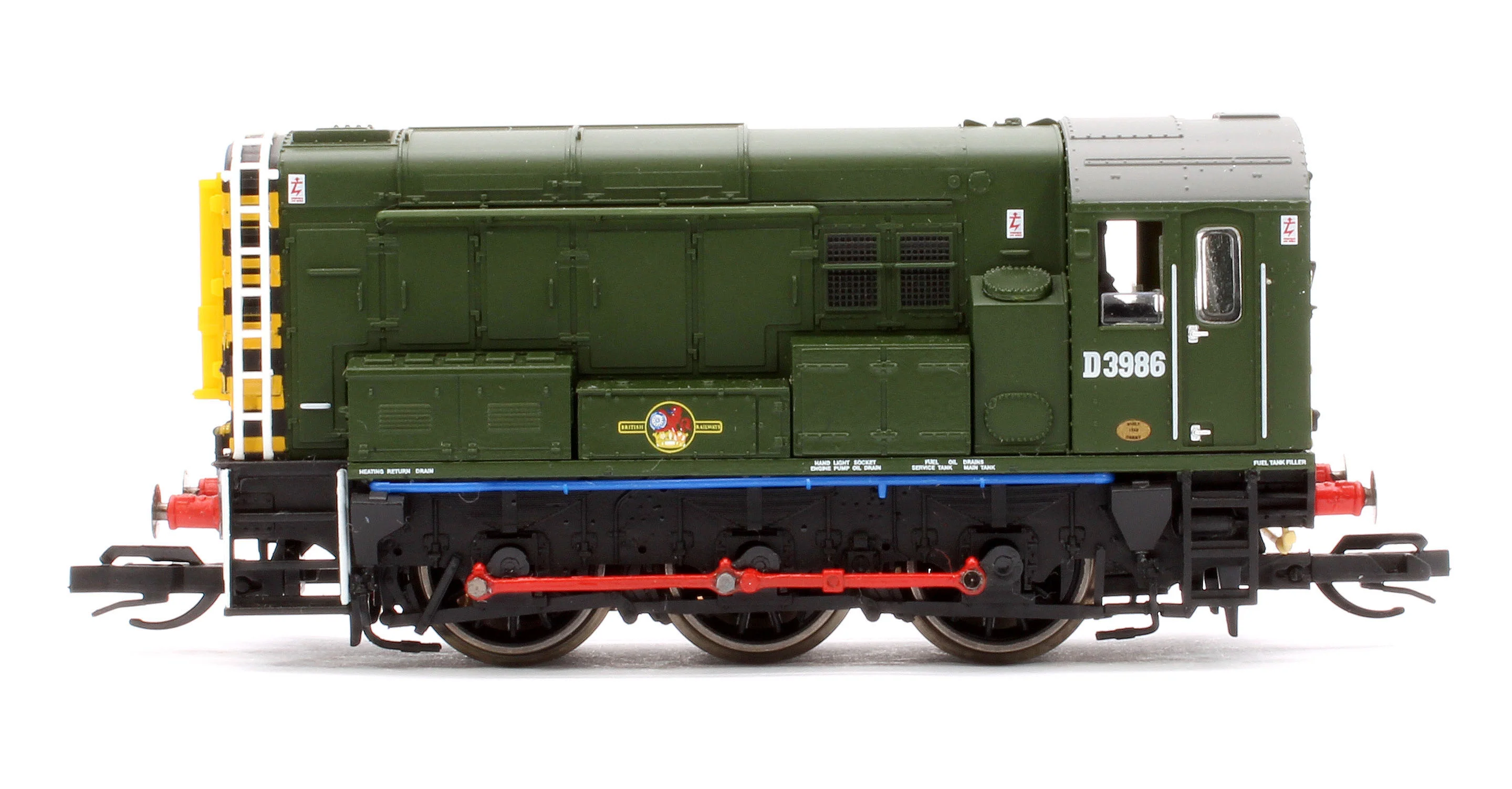 TT3028M Class 08 0-6-0 BR No.D3986 Diesel Locomotive - Image 5
