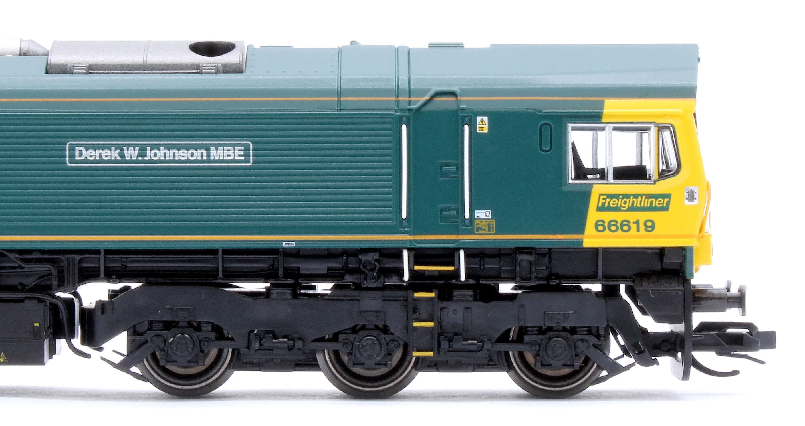 TT3031M Freightliner Class 66 Derek W Johnson MBE 66619 Diesel Locomotive - Image 10