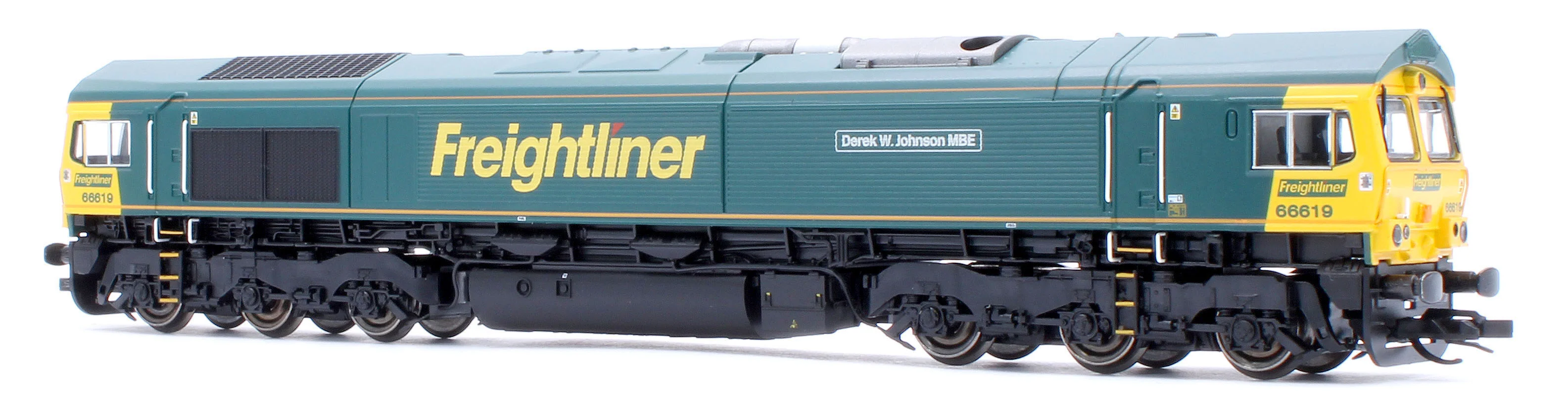 TT3031M Freightliner Class 66 Derek W Johnson MBE 66619 Diesel Locomotive - Image 3