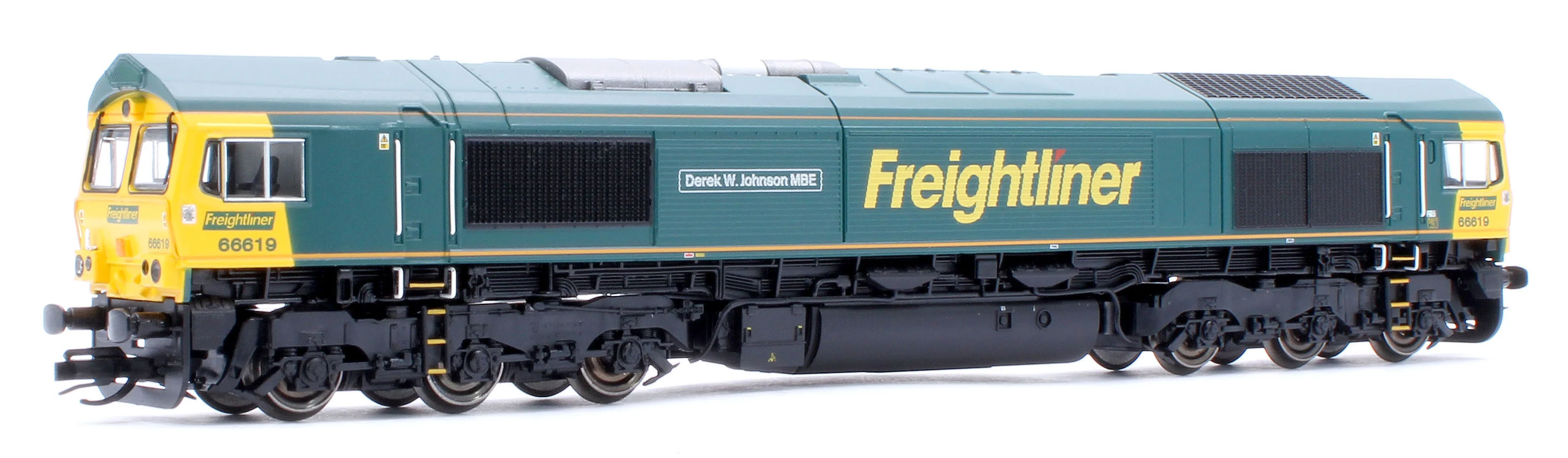 TT3031M Freightliner Class 66 Derek W Johnson MBE 66619 Diesel Locomotive - Image 4