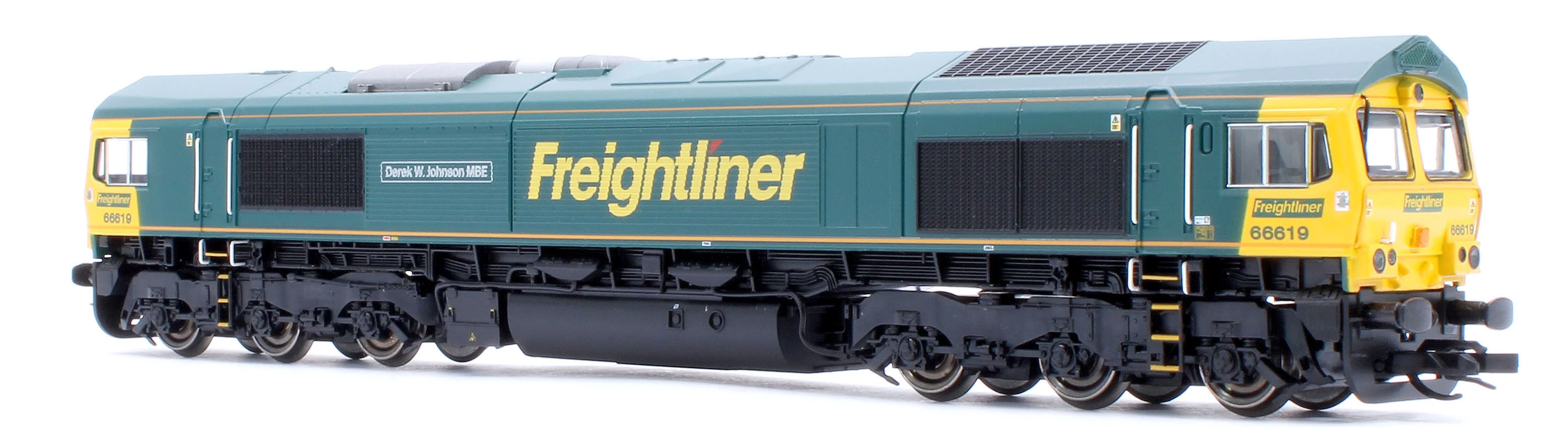 TT3031M Freightliner Class 66 Derek W Johnson MBE 66619 Diesel Locomotive - Image 5