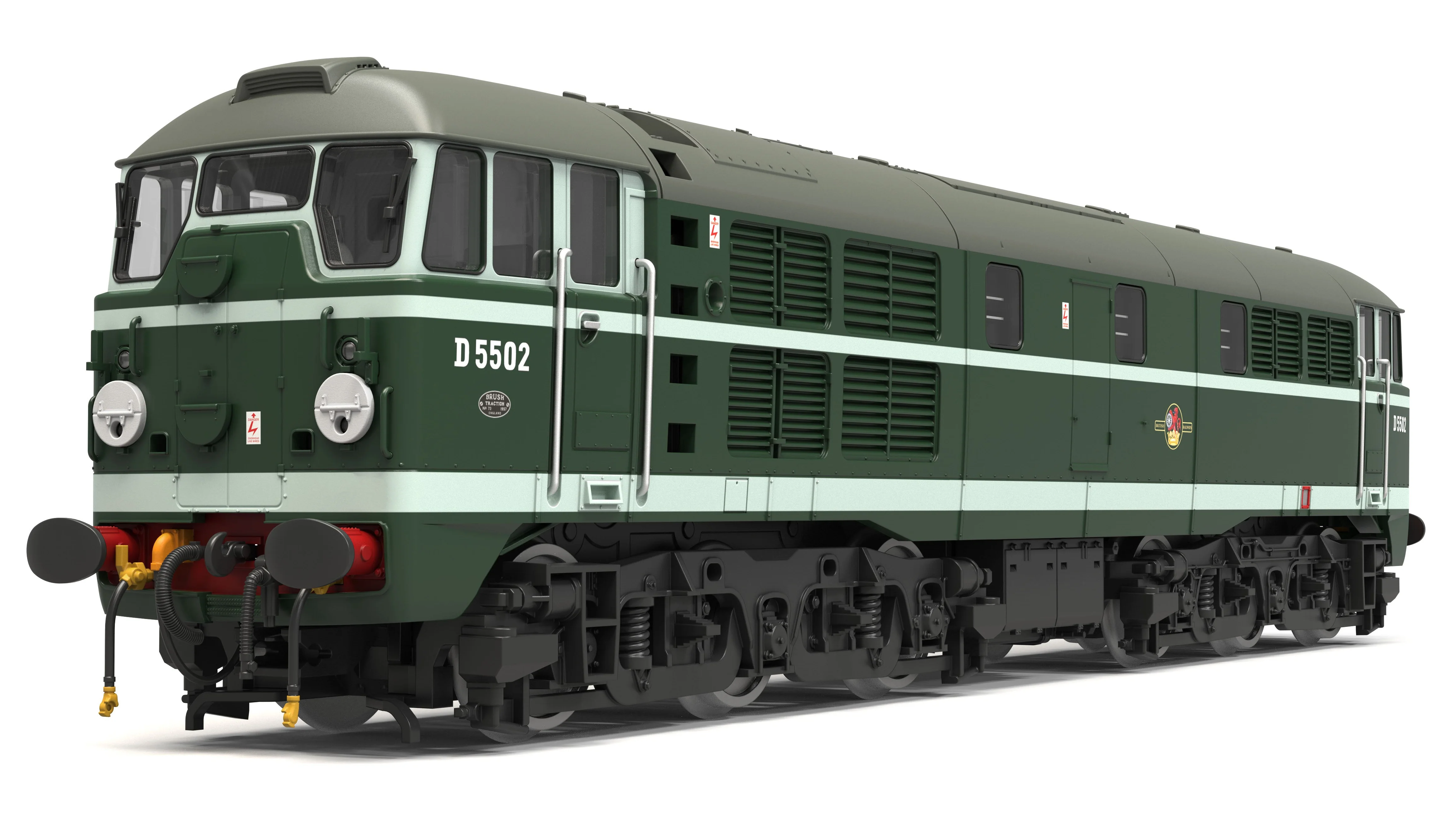 TT3071TXSM Class 30 BR Green 'D5502' Diesel Locomotive - DCC Sound - Image 2