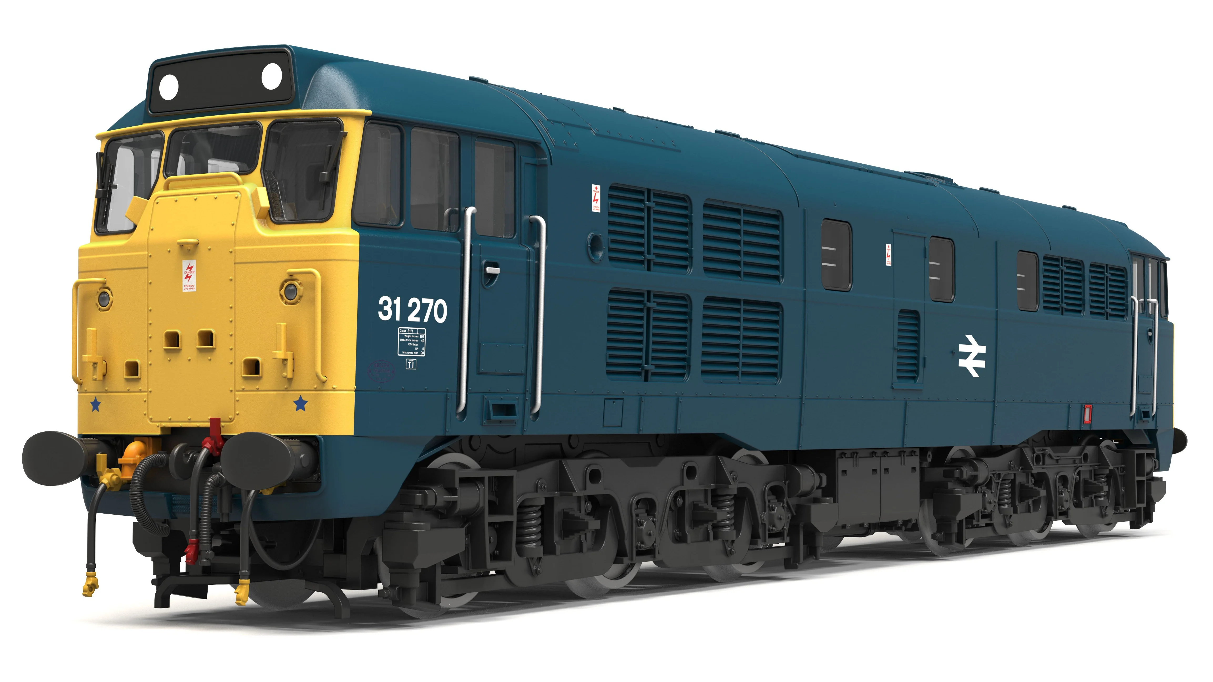 TT3072TXSM Class 31/1 BR Blue '31270' Diesel Locomotive - DCC Sound - Image 2