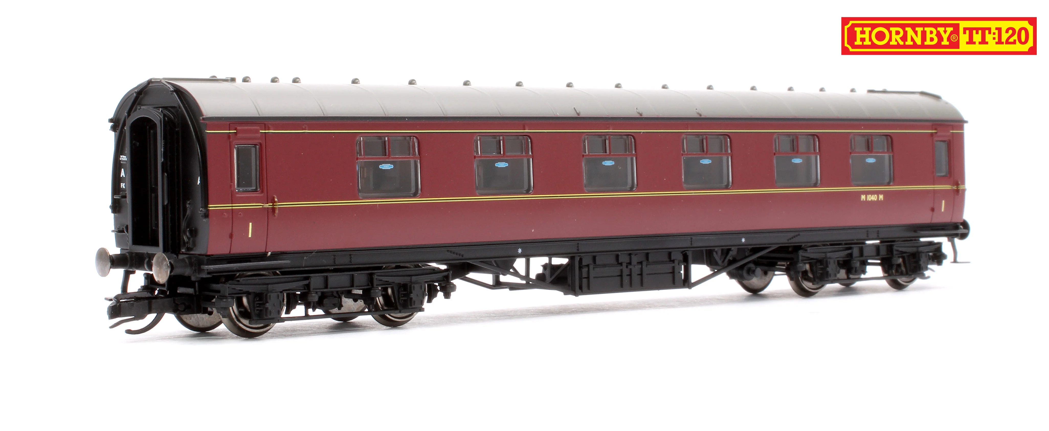 TT4032 LMS Period III 57' Corridor First Coach BR Maroon M1040M