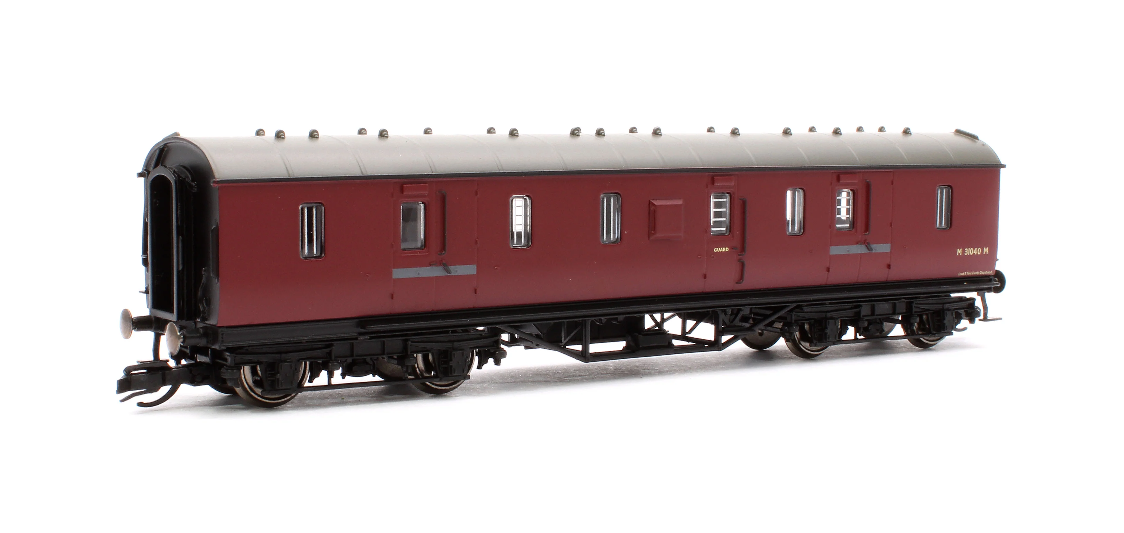 TT4035 LMS Period III 50' Full Brake Coach BR Maroon M31040M - Image 3