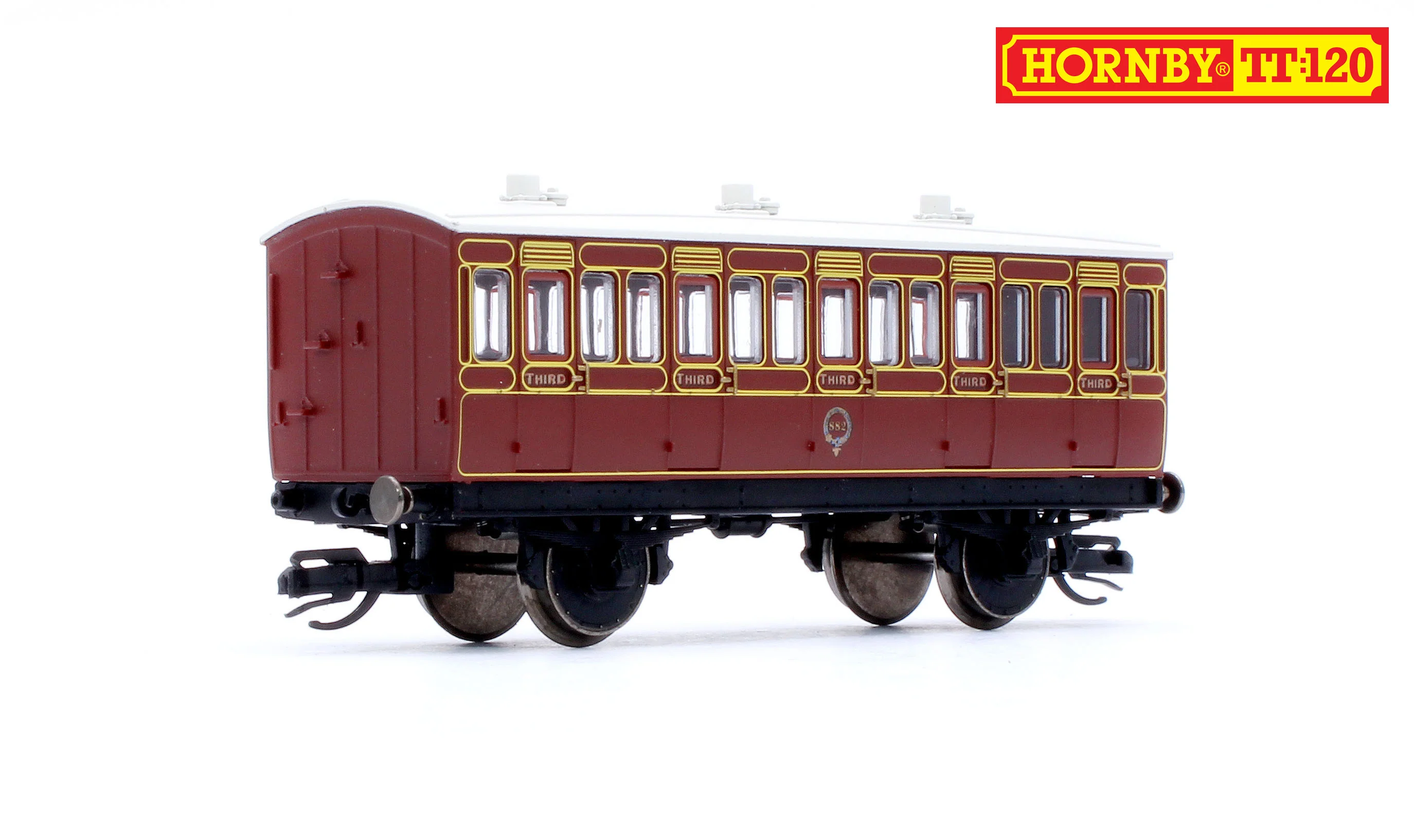 TT4056 LB&SCR 4 Wheel Coach 3rd Class