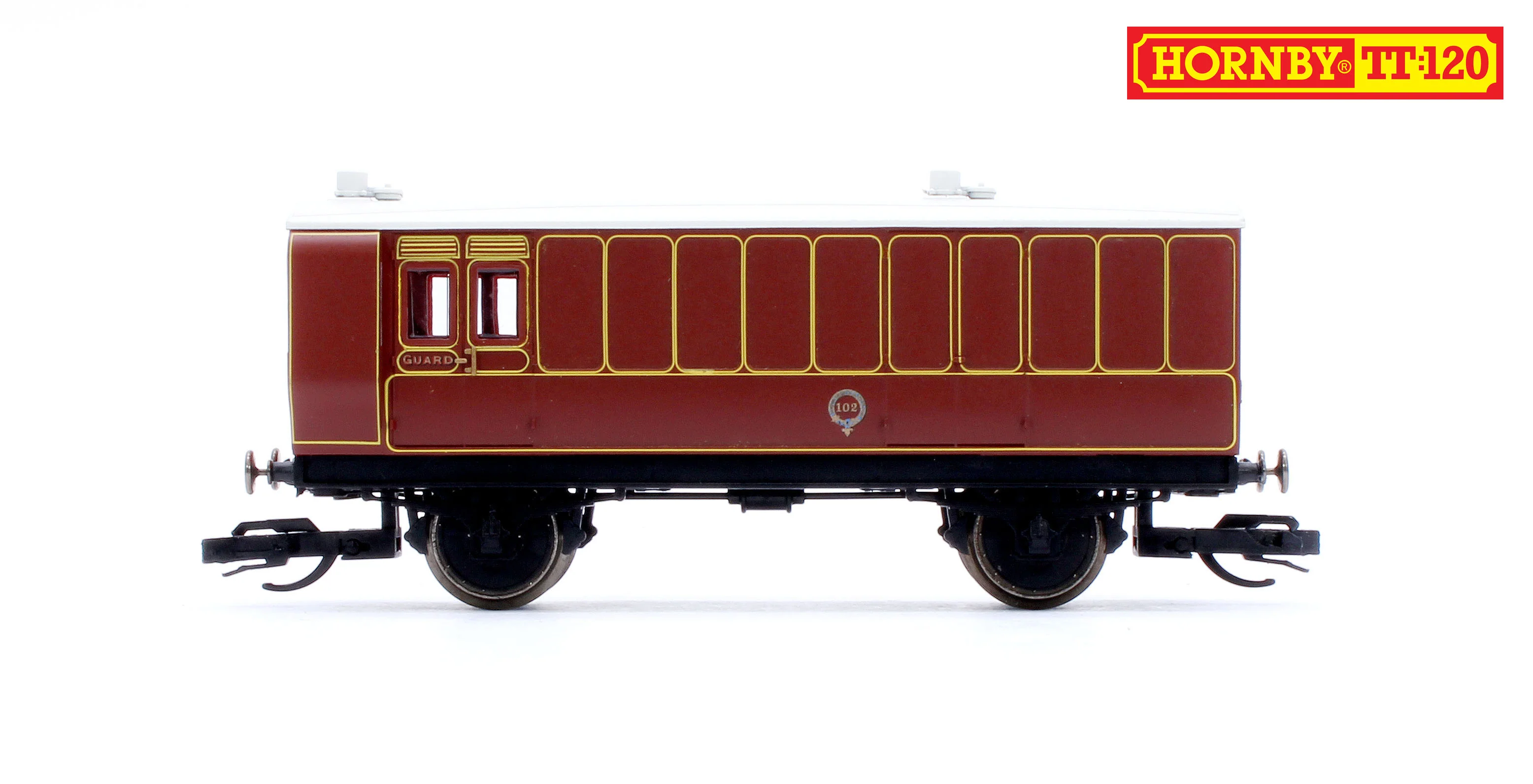 TT4058 LB&SCR 4 Wheel Coach 3rd Class Brake Baggage - Image 2