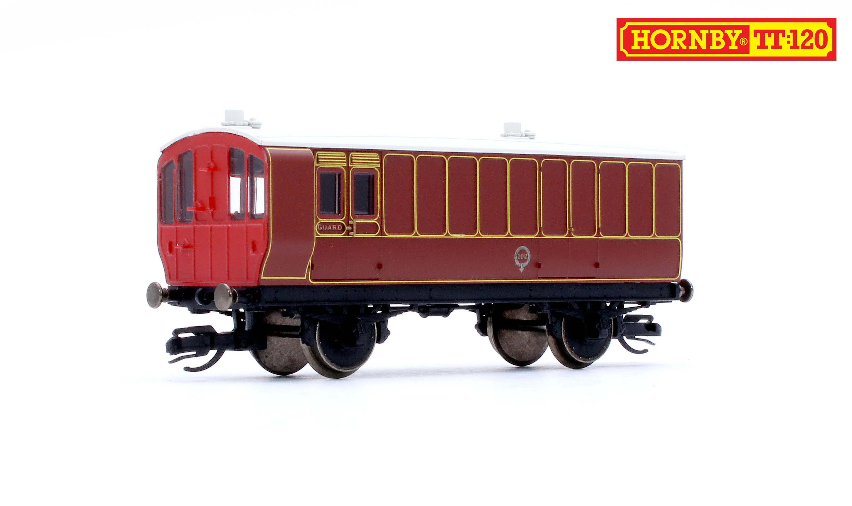 TT4058 LB&SCR 4 Wheel Coach 3rd Class Brake Baggage - Image 3