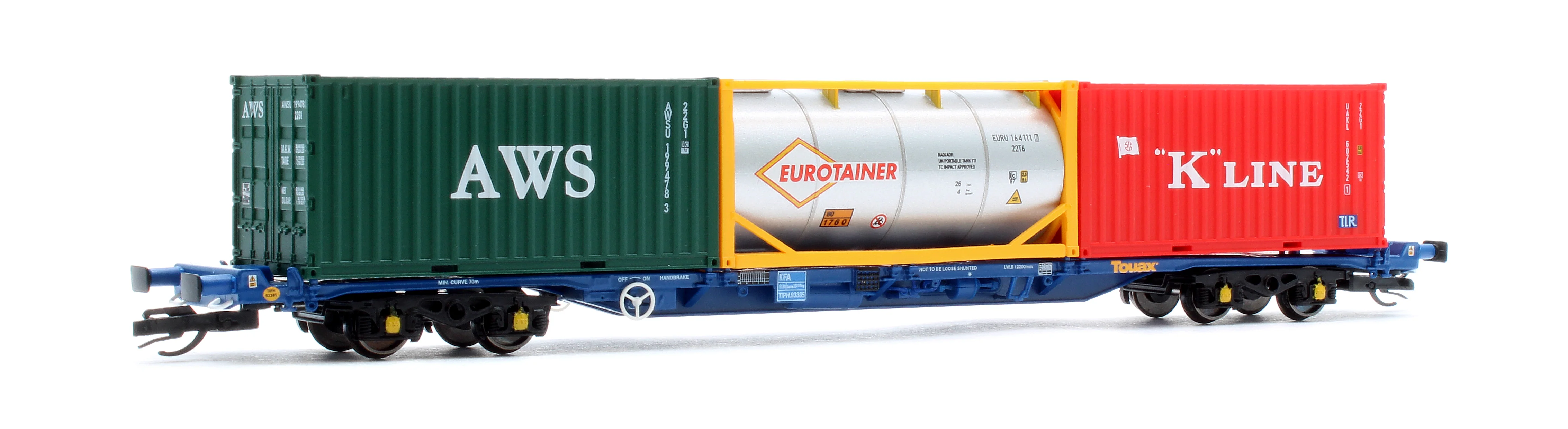 TT6030 Touax KFA Container Wagon with 3x20 Containers - Image 2