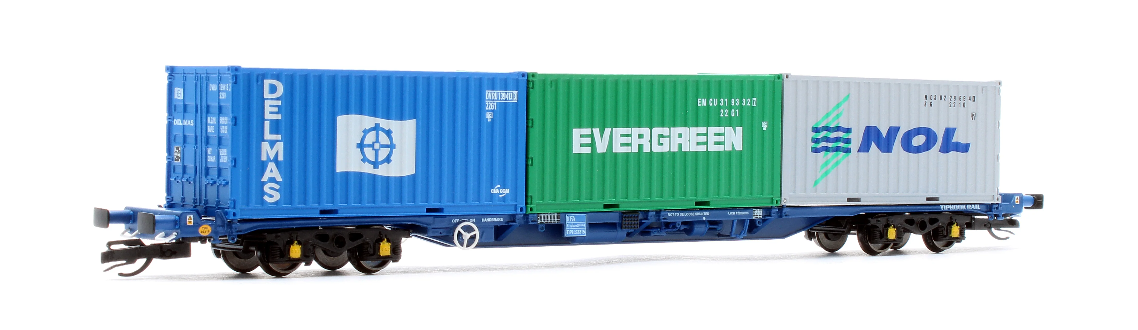 TT6032 Touax KFA Container Wagon with 3x20 Containers - Image 2
