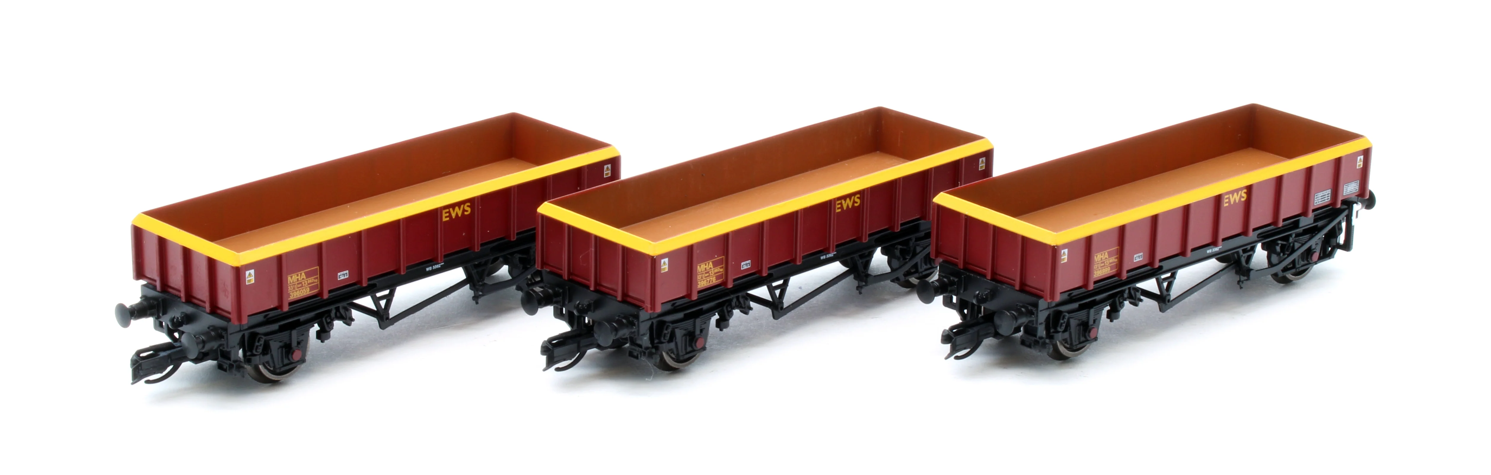 TT6051 EWS MHA ‘Coalfish’ Ballast Wagon No.396059, 396776 & 396999 Triple Pack