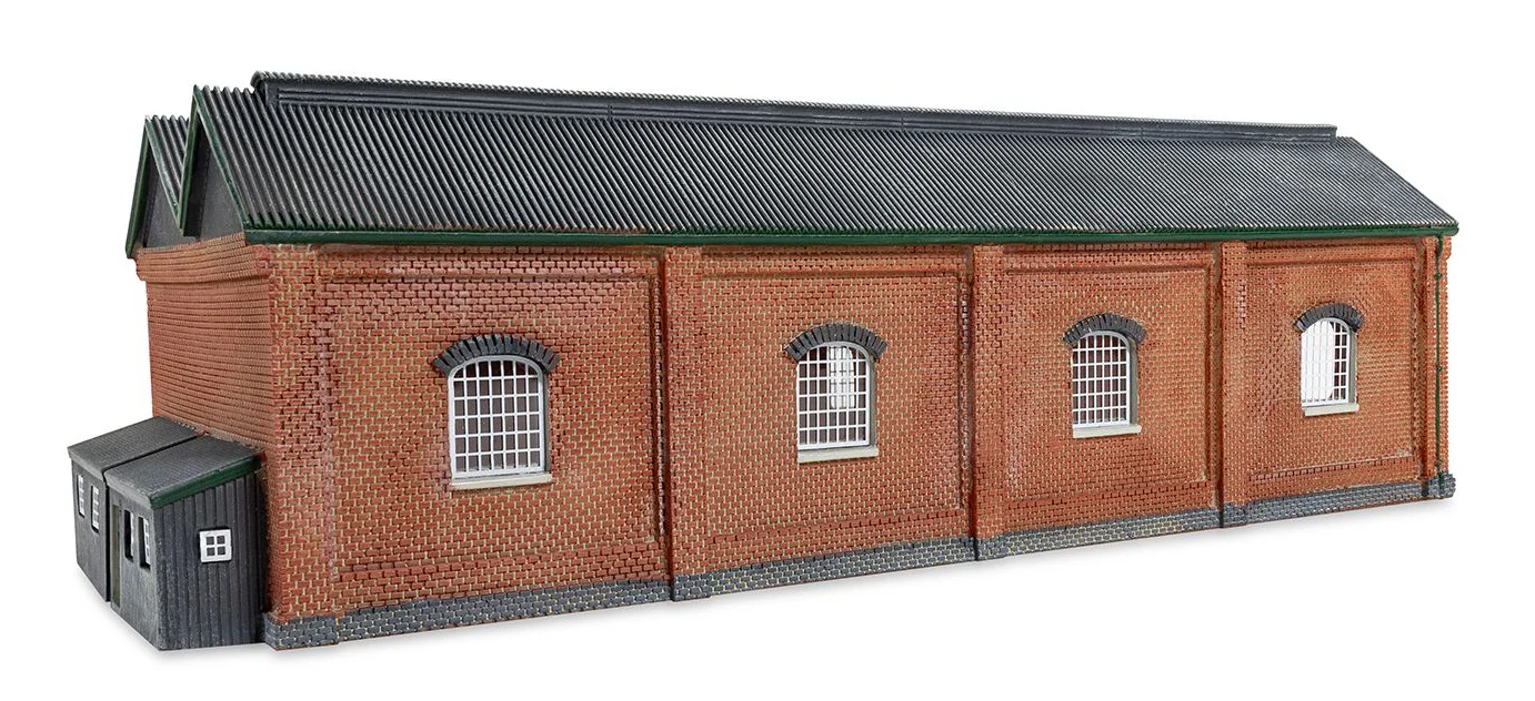 TT9019 Double Engine Shed - Red Brick Collection - Image 2