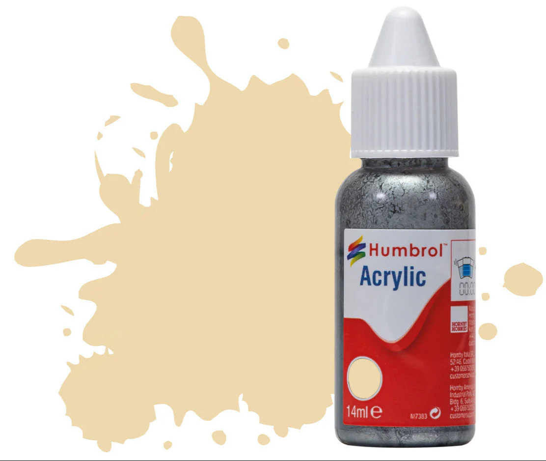 DB0071 HUMBROL ACRYLIC DROPPER BOTTLE - No 71 Oak - Satin - 14ml