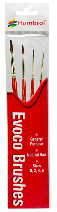 AG4150 Evoco Brush Pack - Size 0/2/4/6
