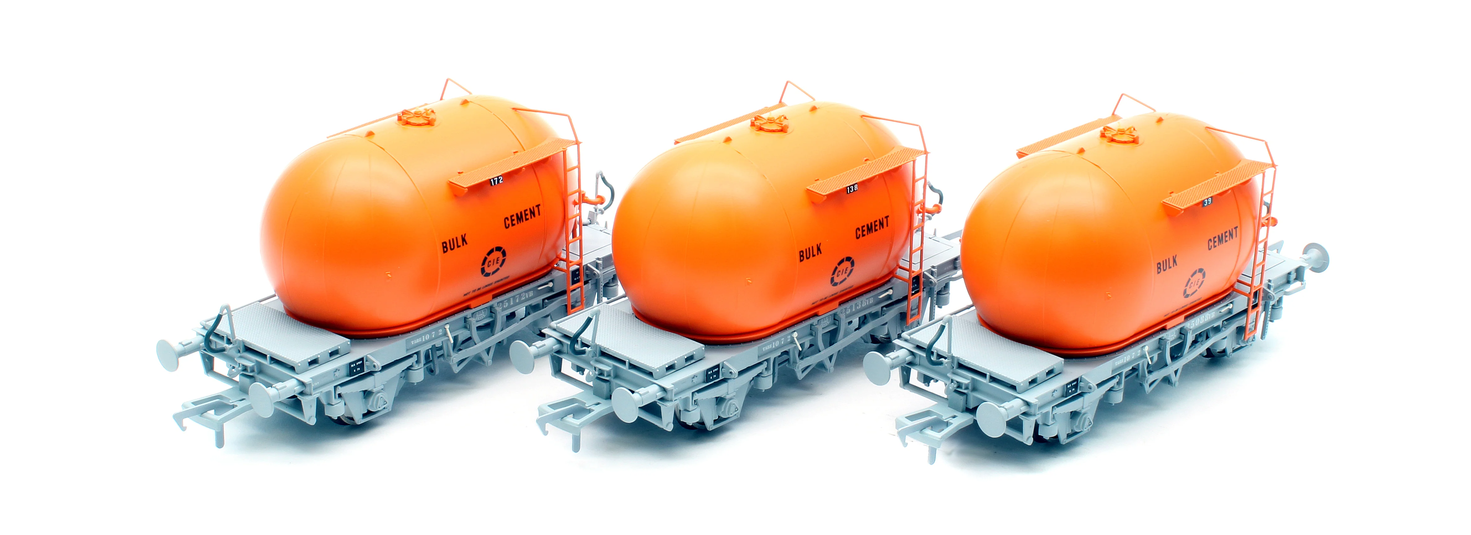 IRM1192 CIE Bulk Cement Wagon - Orange - Pack 1 - Image 3
