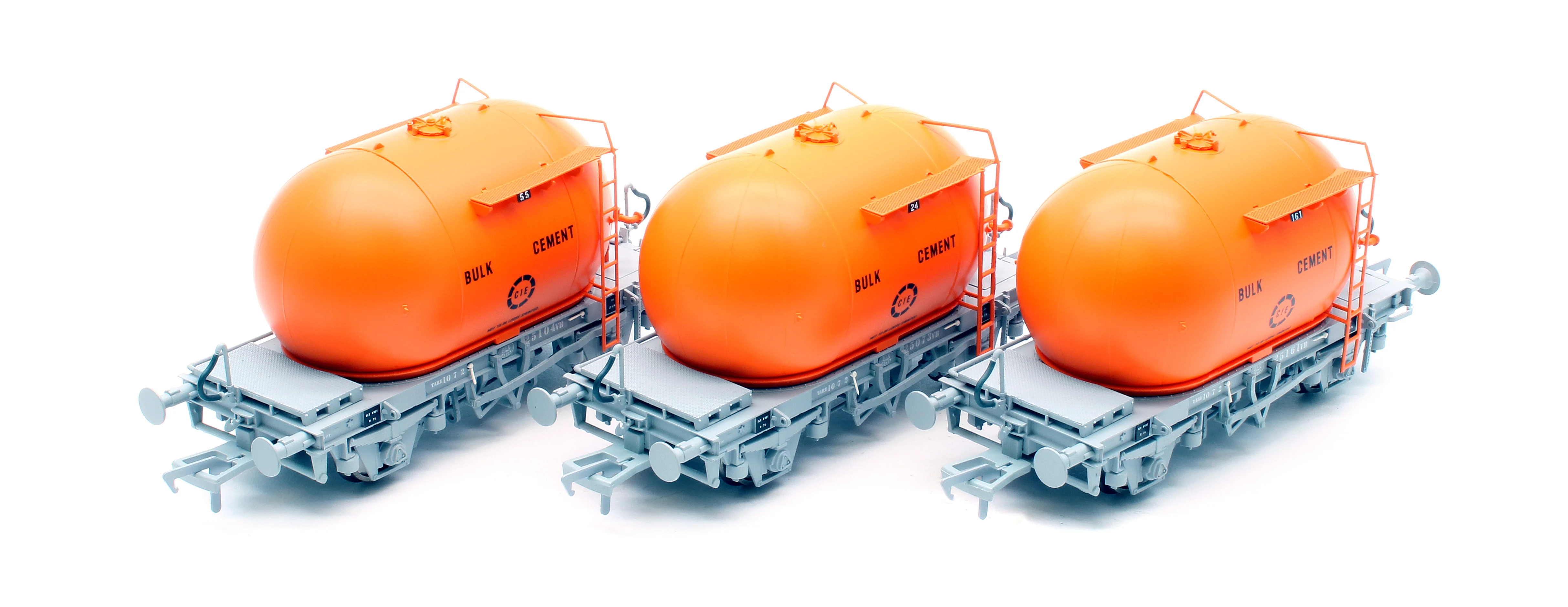 IRM1193 CIE Bulk Cement Wagon - Orange - Pack 2 - Image 3