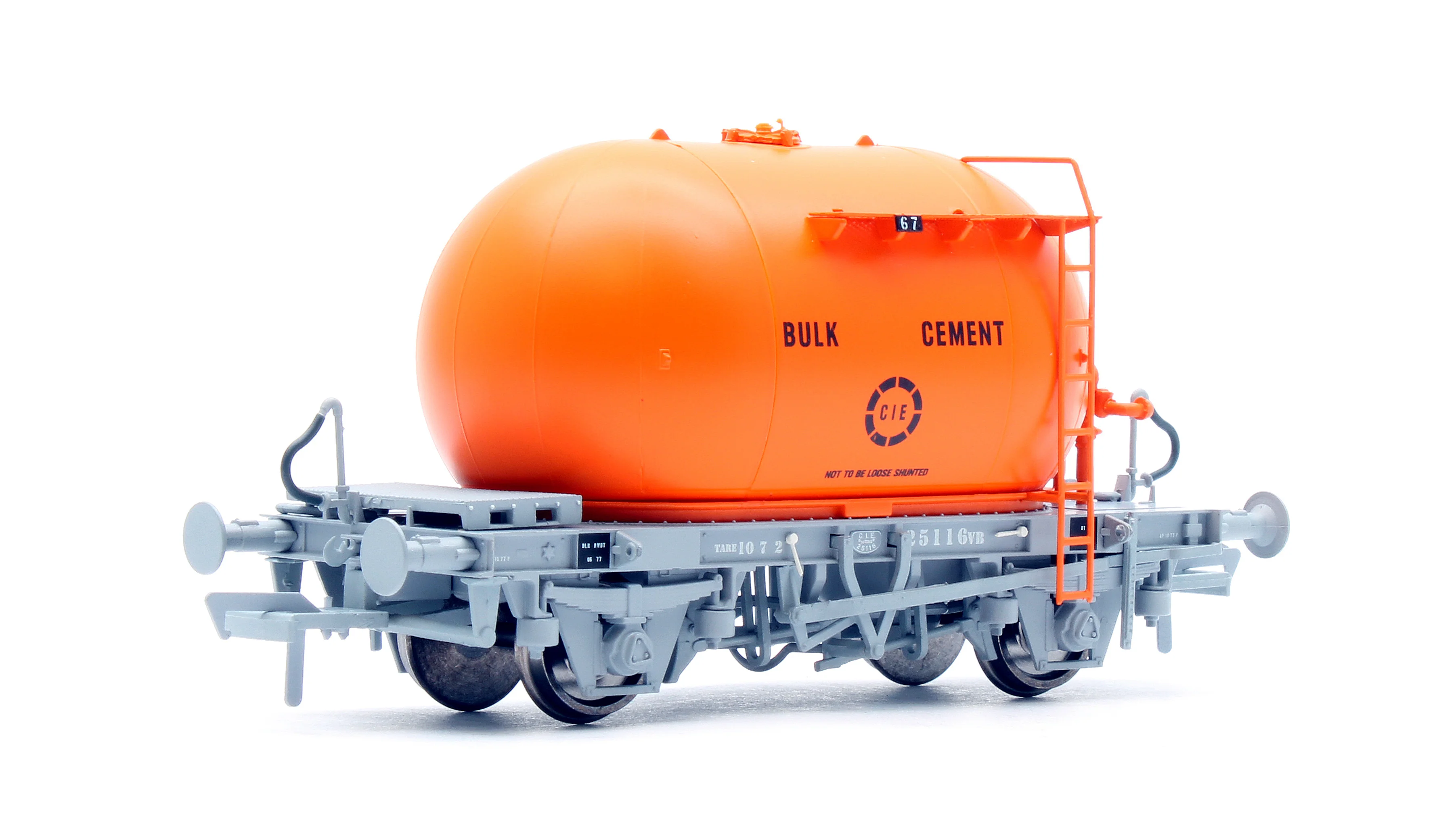 IRM1194 CIE Bulk Cement Wagon - Orange - Pack 3 - Image 8