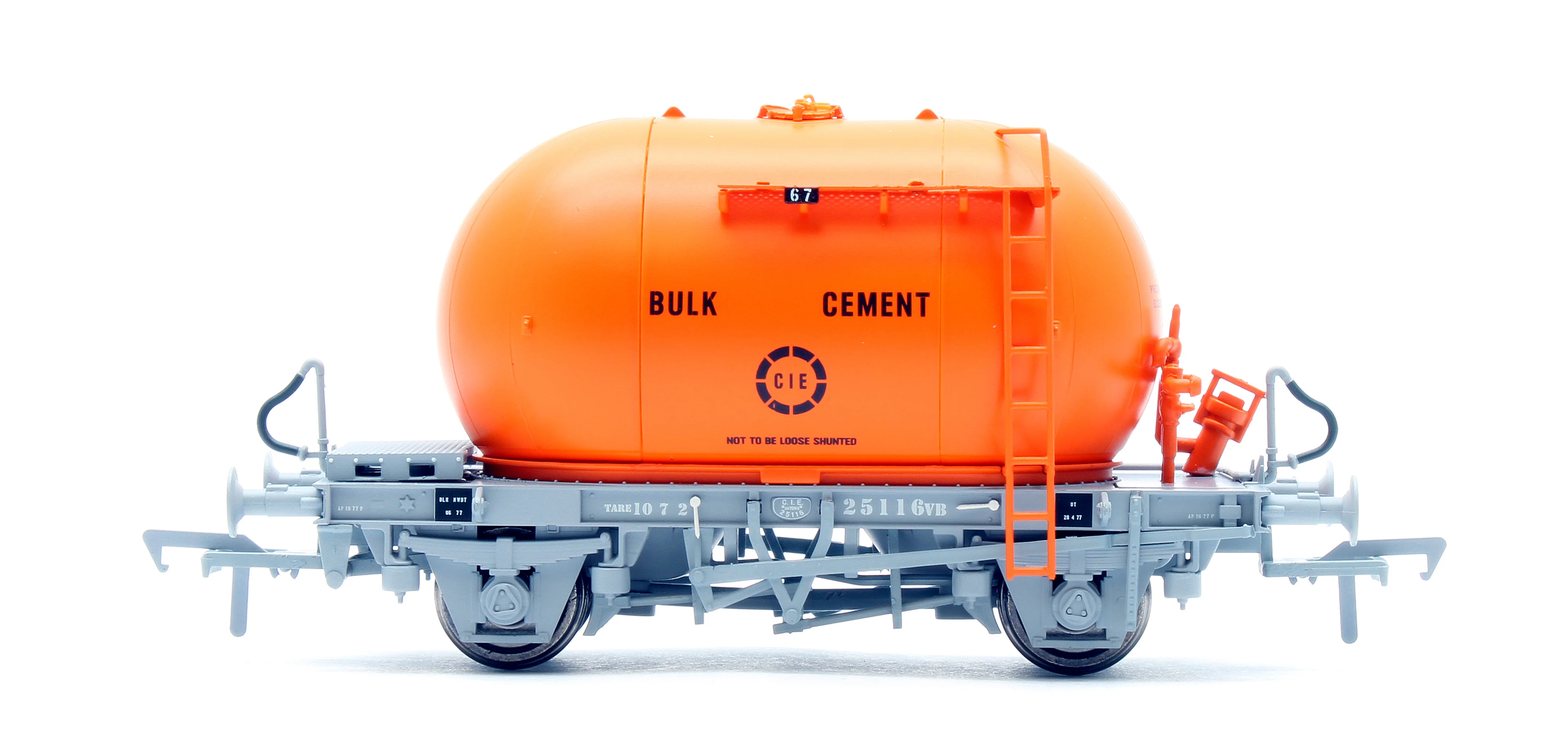 IRM1194 CIE Bulk Cement Wagon - Orange - Pack 3 - Image 9