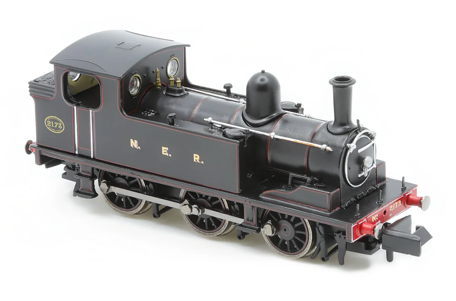 2S-022-001D J72 0-6-0 2173 NER Lined Black Steam Tank Locomotive - DCC Fitted - Image 2