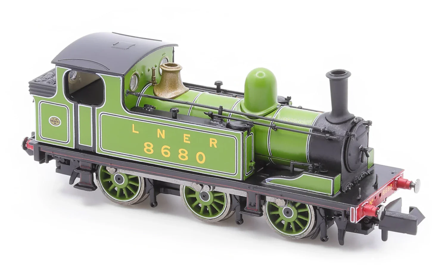 2S-022-003 J72 0-6-0 8680 LNER Post War Lined Green Steam Tank Locomotive - Image 2